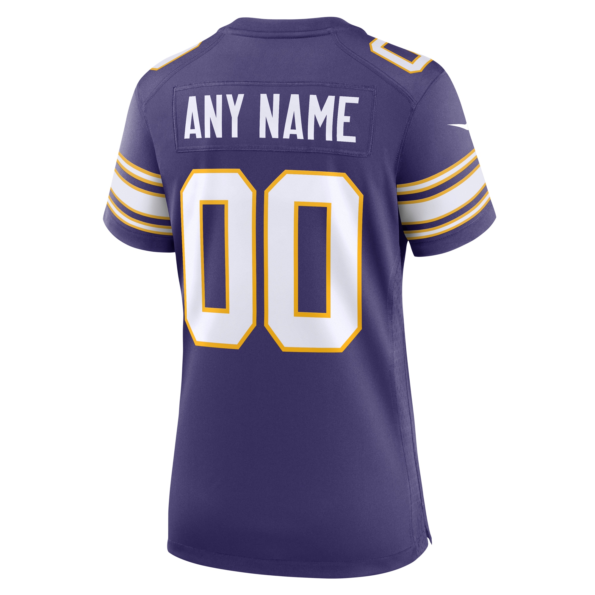 Minnesota Vikings  Women's Classic Custom Game Jersey - Purple