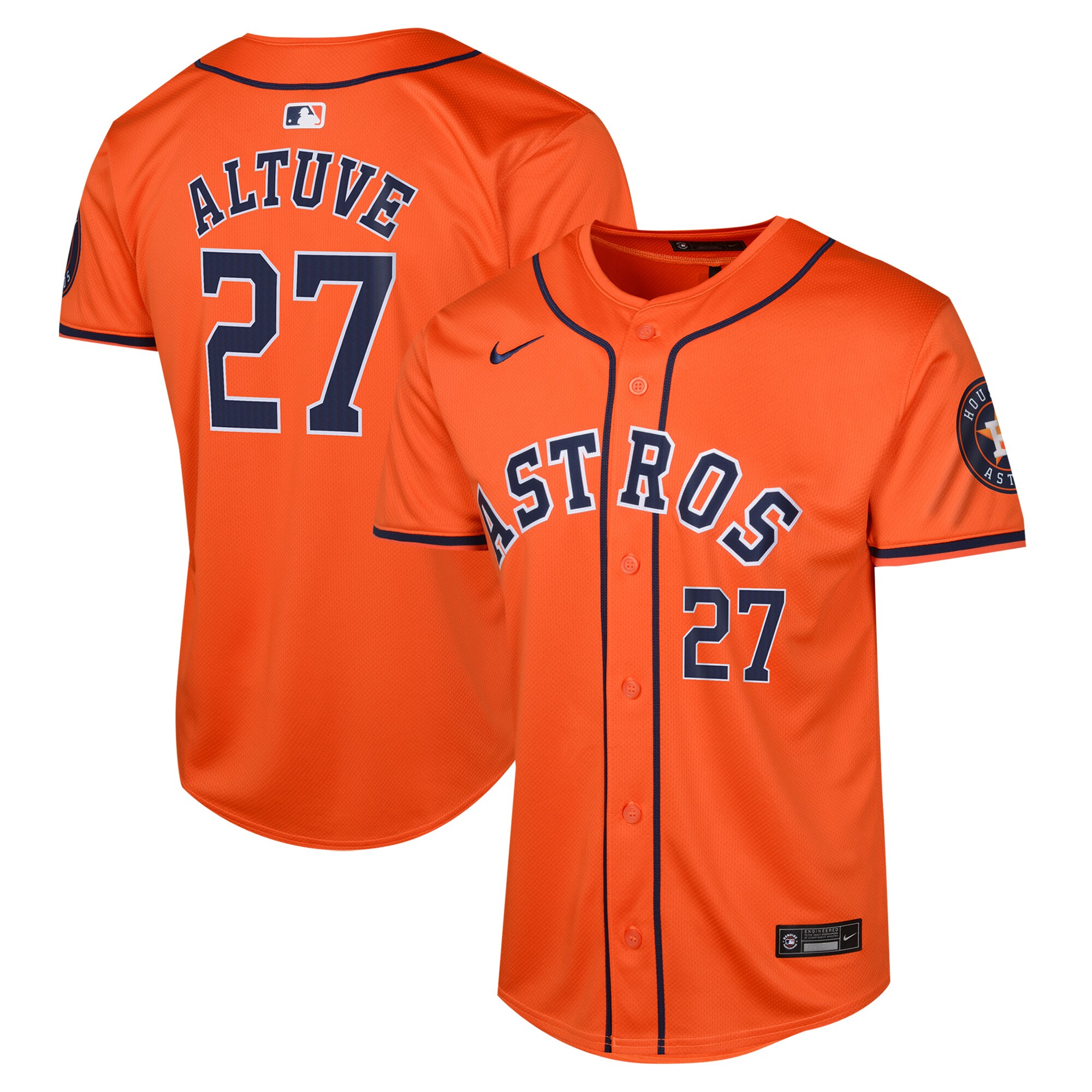 Jose Altuve Houston Astros  Youth Alternate Limited Player Jersey\u00c2\u00a0\u00e2\u20ac\u201c Orange
