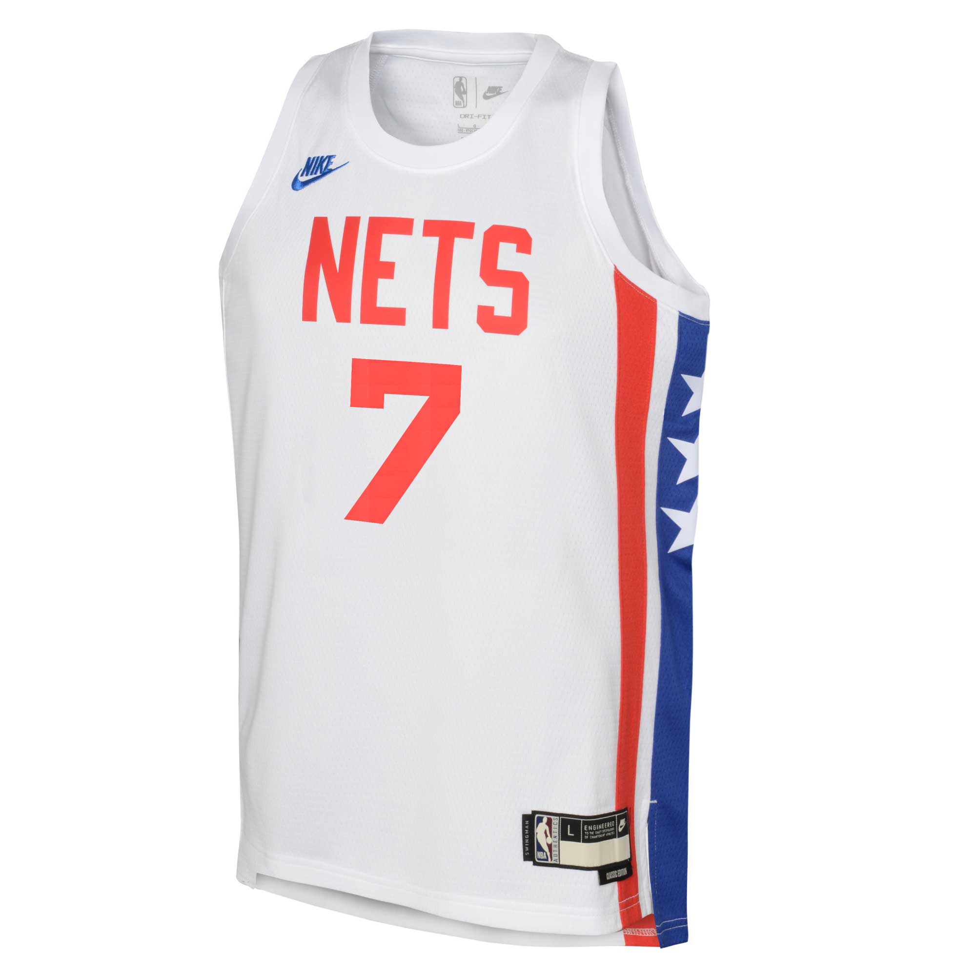 Kevin Durant Brooklyn Nets  Youth 2022\/23 Swingman Jersey White - Classic Edition