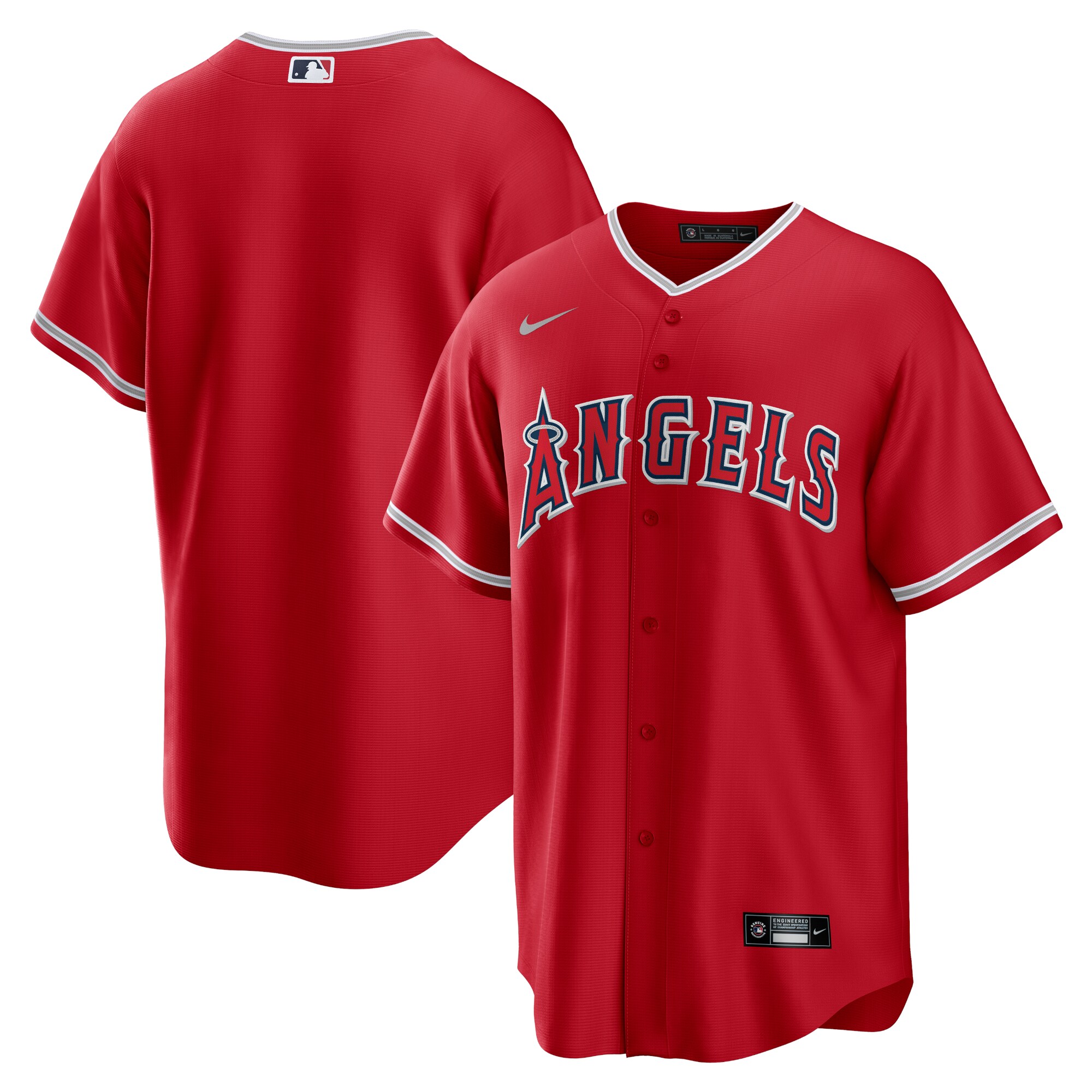 Los Angeles Angels  Alternate Replica Team Jersey - Red