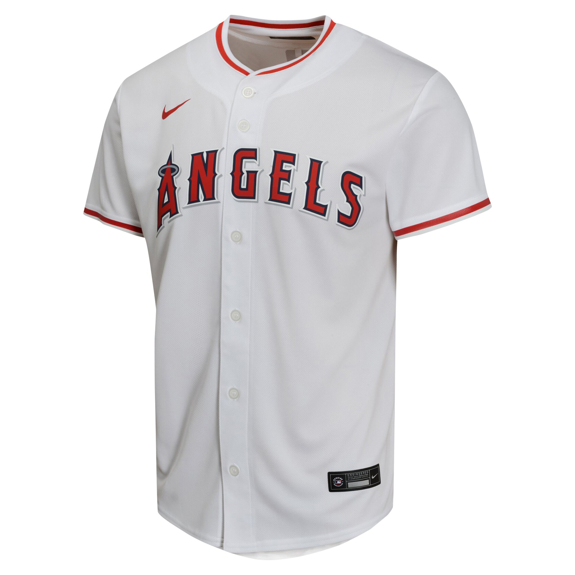 Mike Trout Los Angeles Angels  Youth Home Game Player Jersey - White