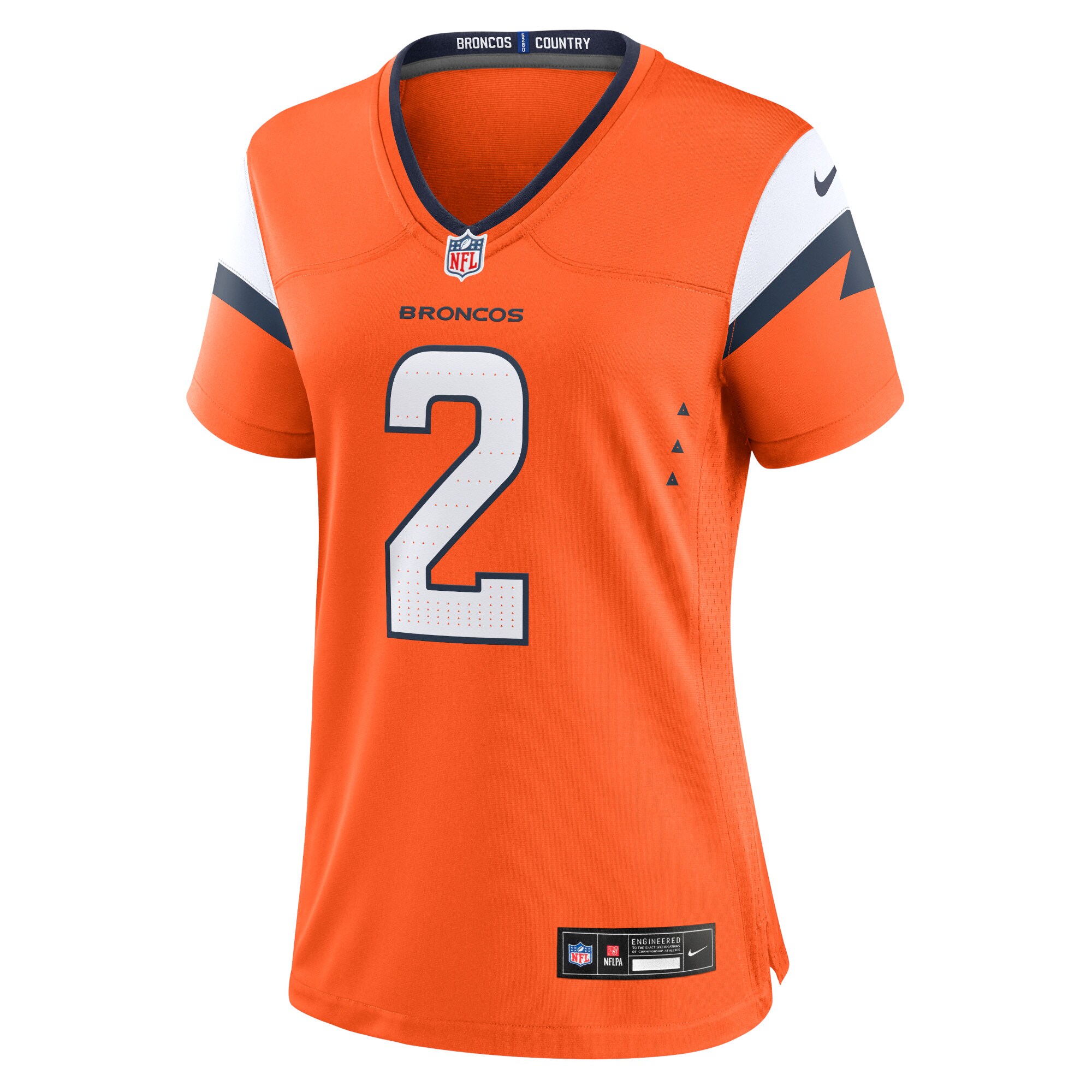 Patrick Surtain II Denver Broncos  Women's Game Jersey - Orange