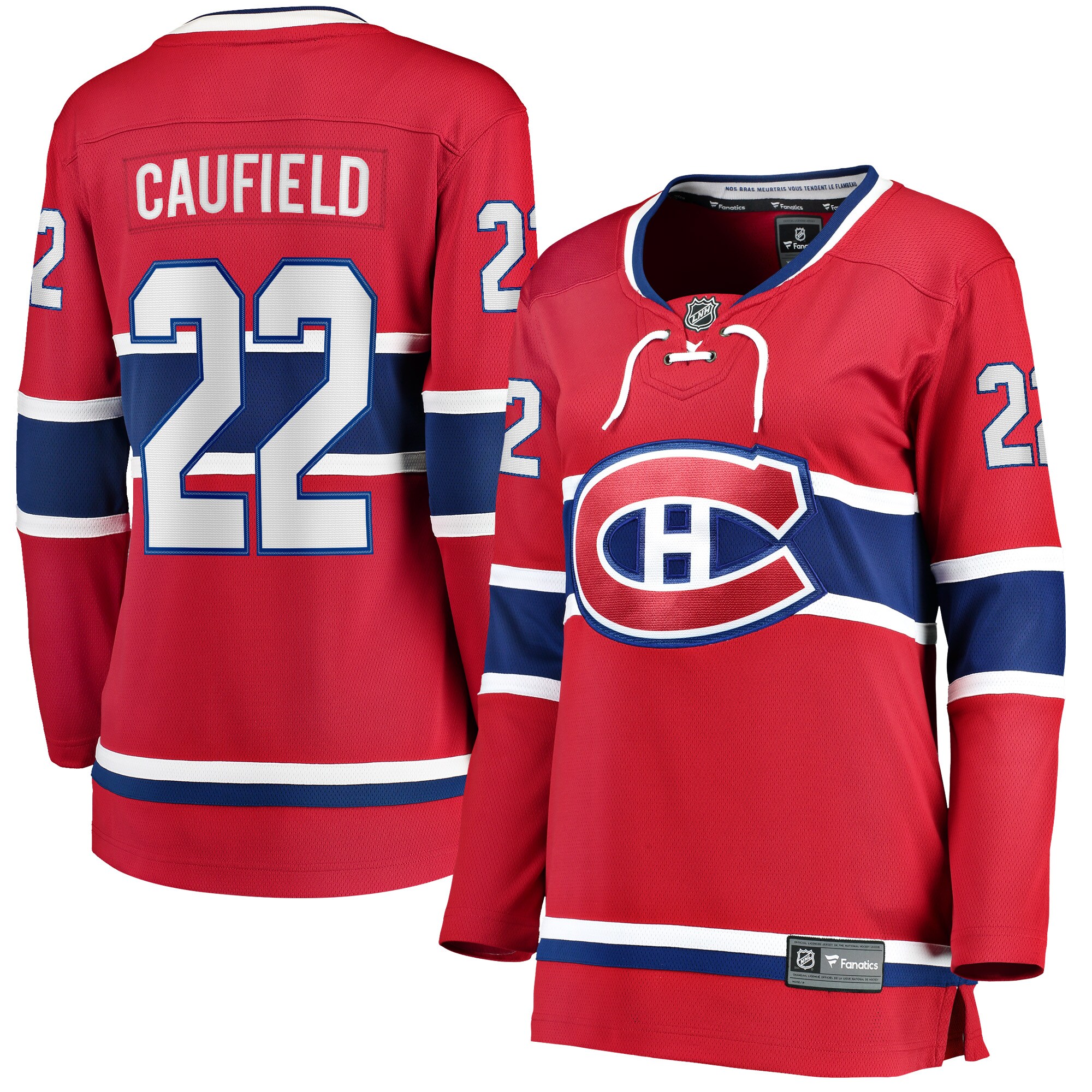 Cole Caufield Montreal Canadiens Fanatics Women's Home Breakaway Replica Jersey - Red