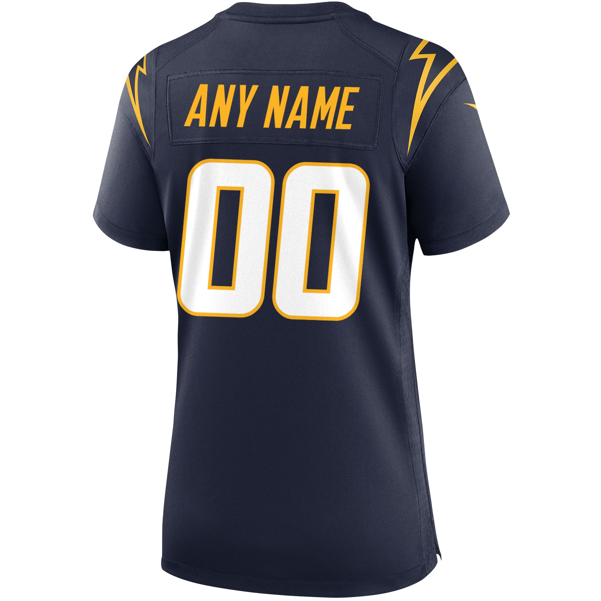 Los Angeles Chargers  Women's Alternate Custom Game Jersey - Navy