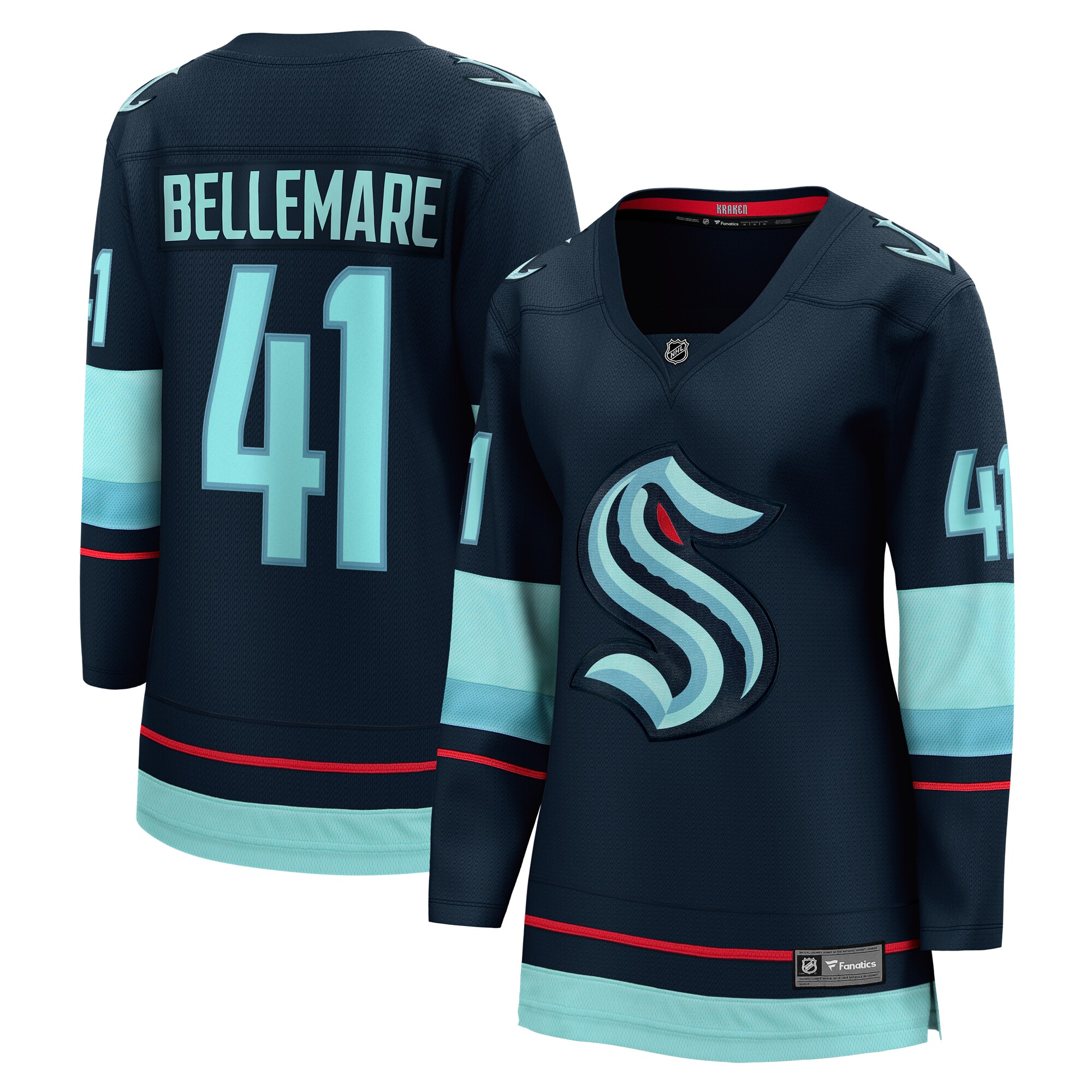 Pierre-Edouard Bellemare  Fanatics Women's Home Breakaway Player Jersey - Deep Sea Blue