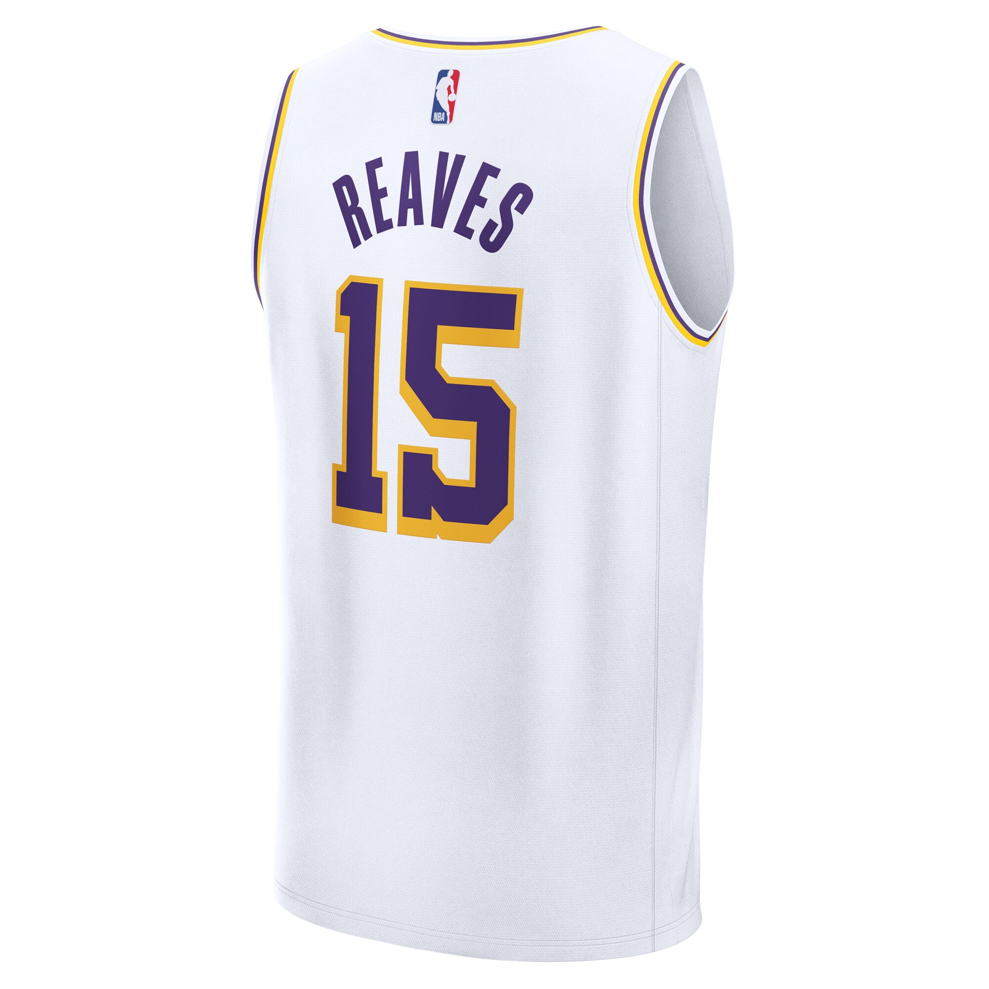Austin Reaves Los Angeles Lakers Fanatics Fast Break Replica Player Jersey - Association Edition - White