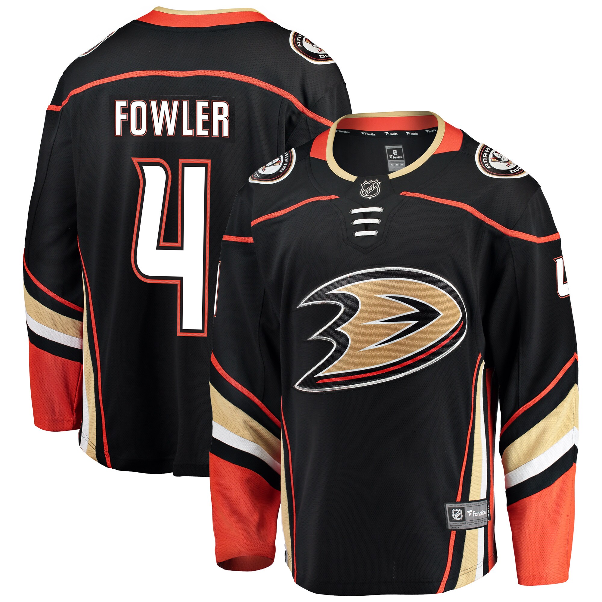 Cam Fowler Anaheim Ducks Fanatics Breakaway Player Jersey - Black