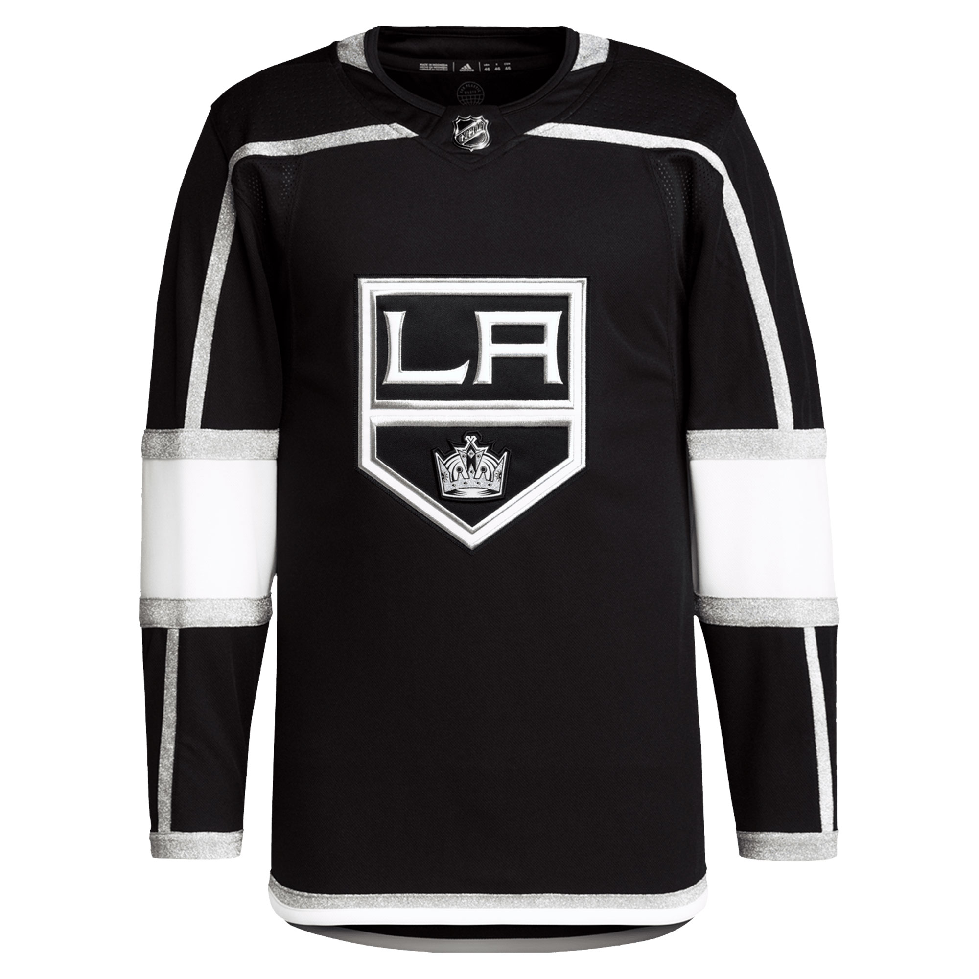 Los Angeles Kings adidas Men's Home Primegreen Authentic Blank Jersey - Black