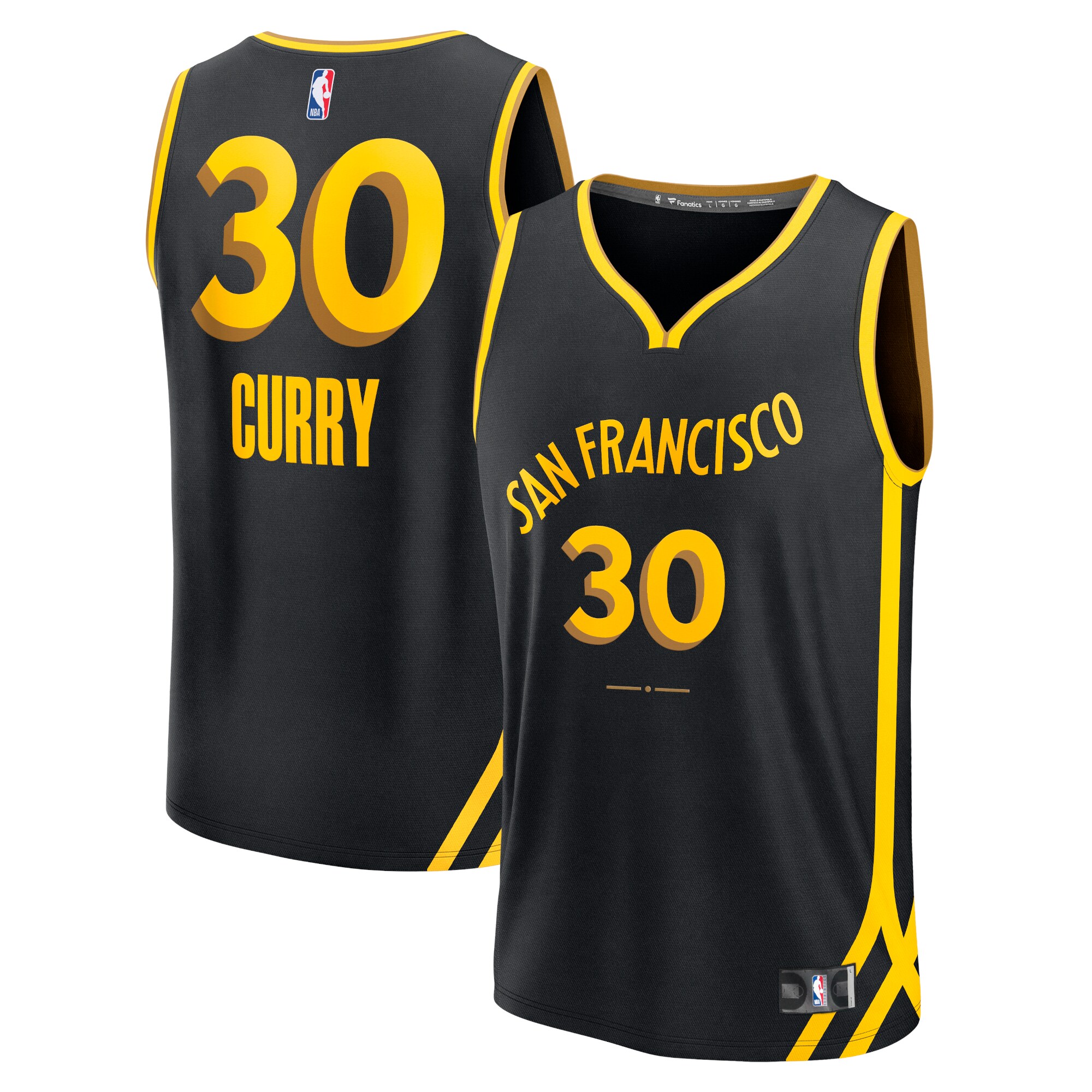 Stephen Curry Golden State Warriors Fanatics Fast Break Jersey - Black - City Edition
