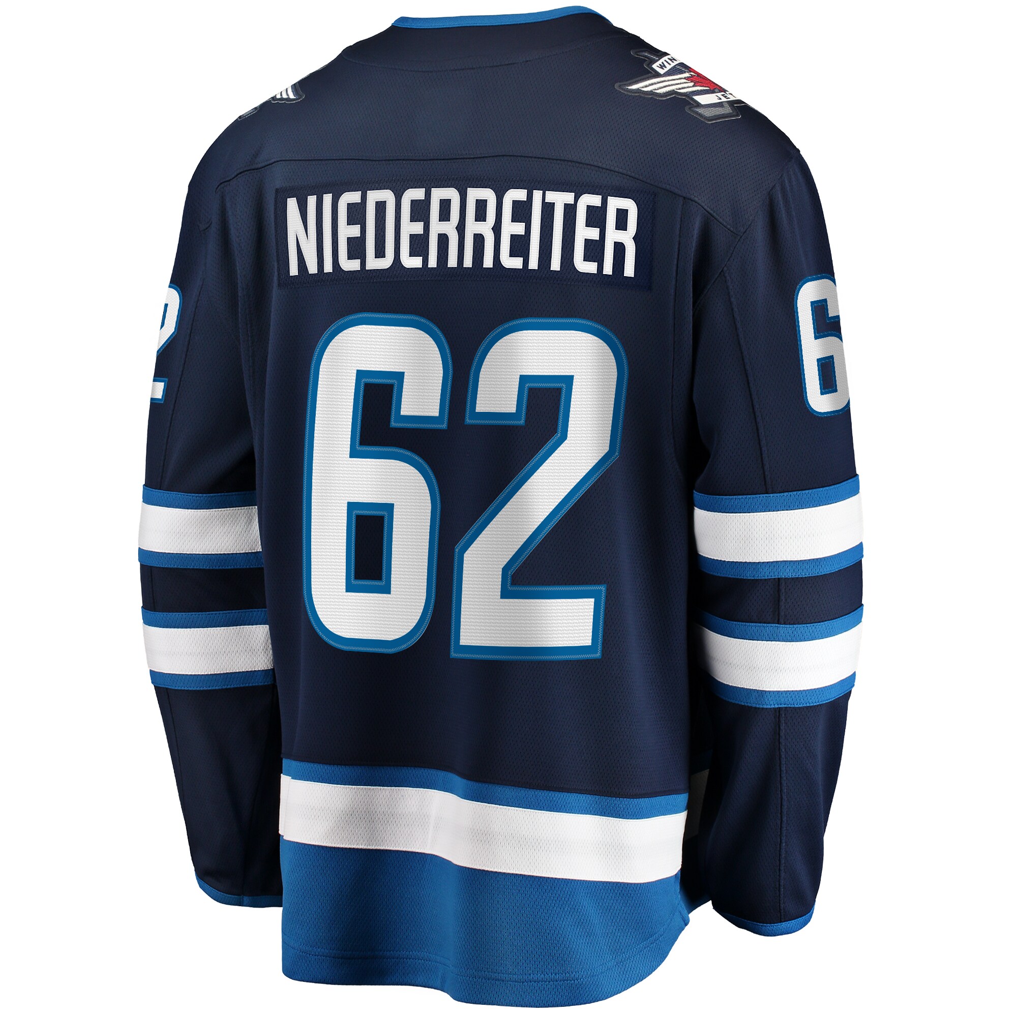 Nino Niederreiter Winnipeg Jets Fanatics Home Premier Breakaway Player Jersey - Navy