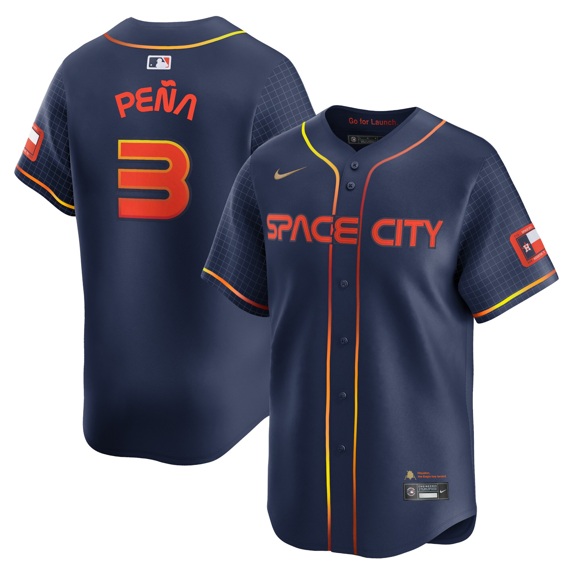 Jeremy Pe\u00c3\u00b1a Houston Astros  City Connect Limited Player Jersey - Navy