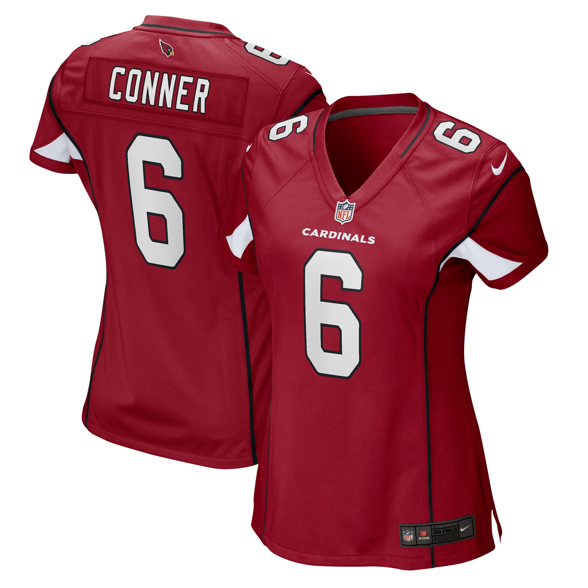 James Conner Arizona Cardinals  Women's Game Jersey - Cardinal