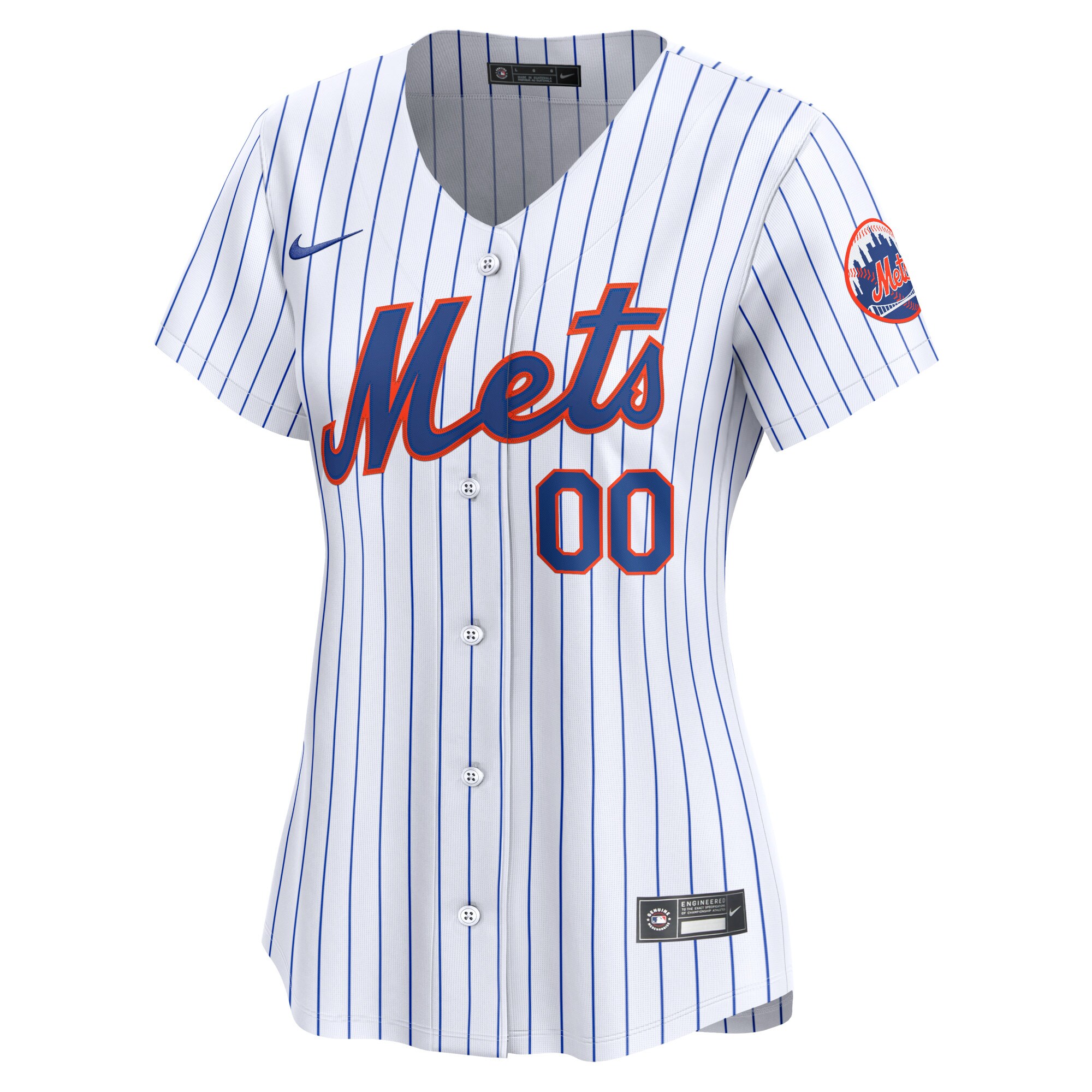 New York Mets  Women's Home Limited Custom Jersey - White