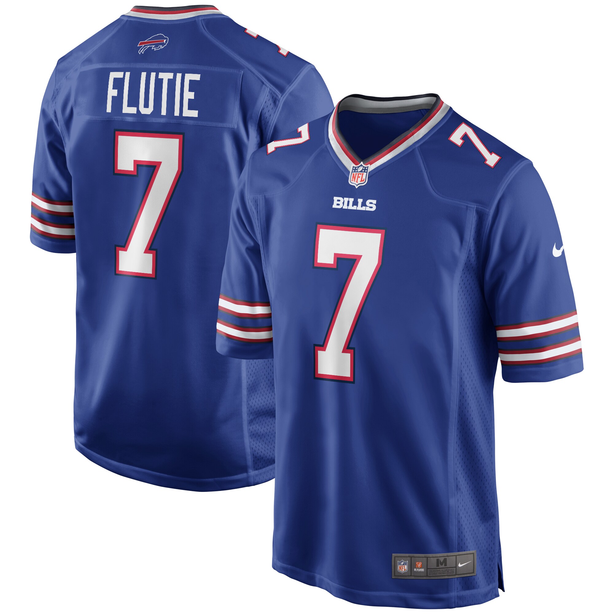 Doug Flutie Buffalo Bills  Game Retired Player Jersey - Royal
