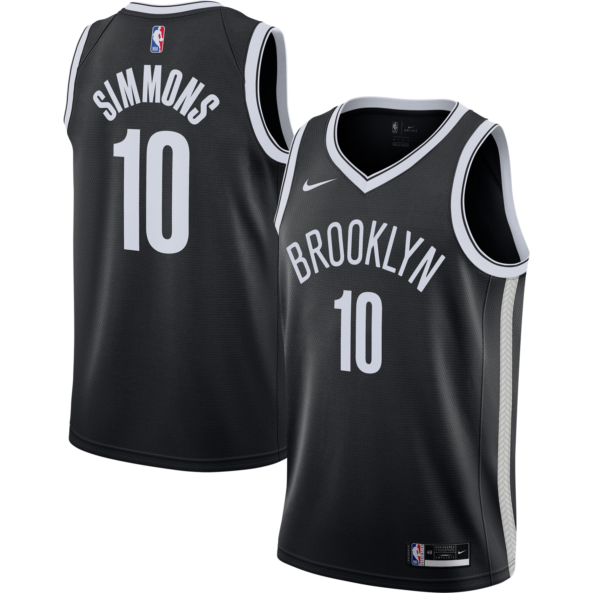 Ben Simmons Brooklyn Nets  2021\/22 Swingman Jersey - Icon Edition - Black