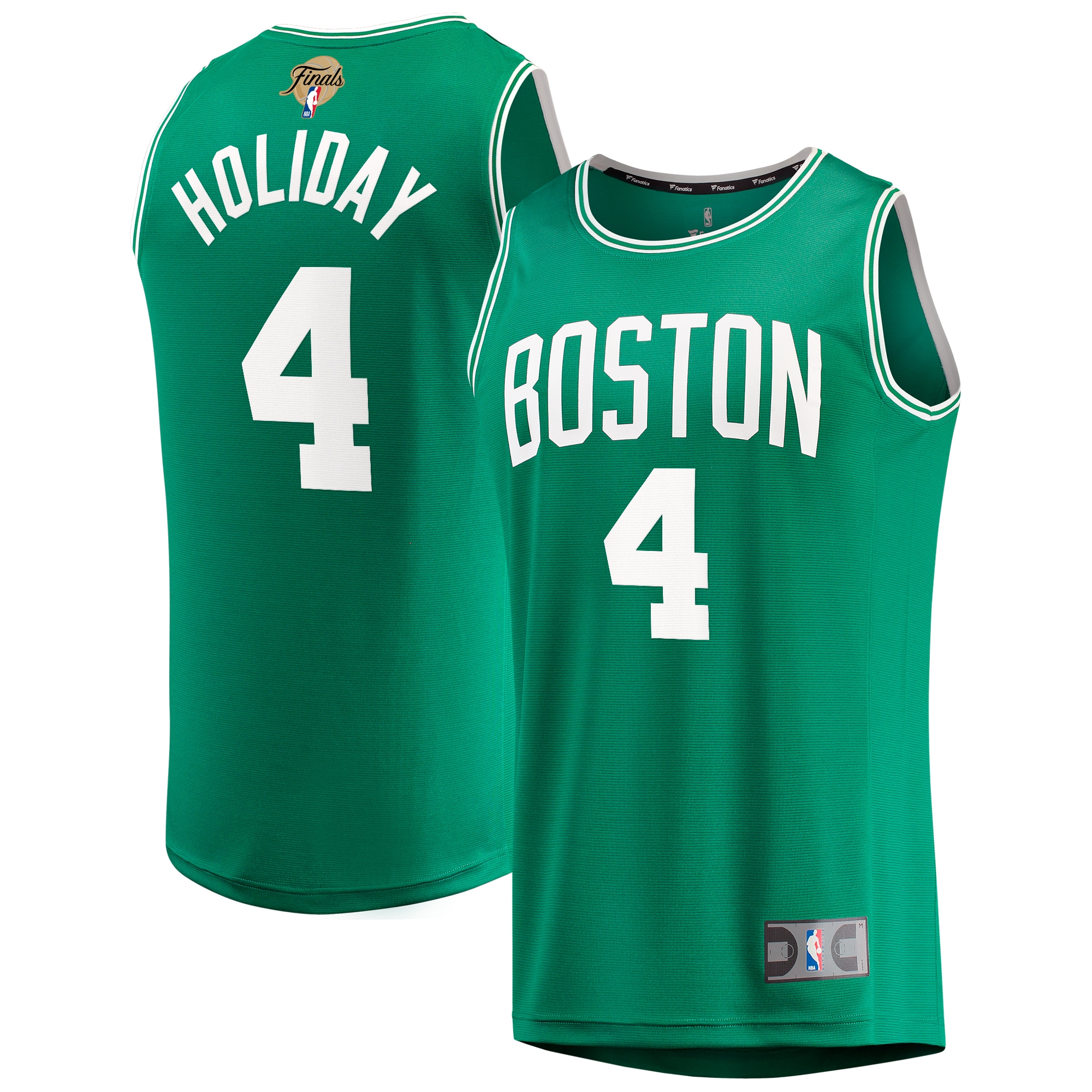 Jrue Holiday Boston Celtics Fanatics Youth 2024 NBA Finals Fast Break Replica Player Jersey - Icon Edition - Kelly Green