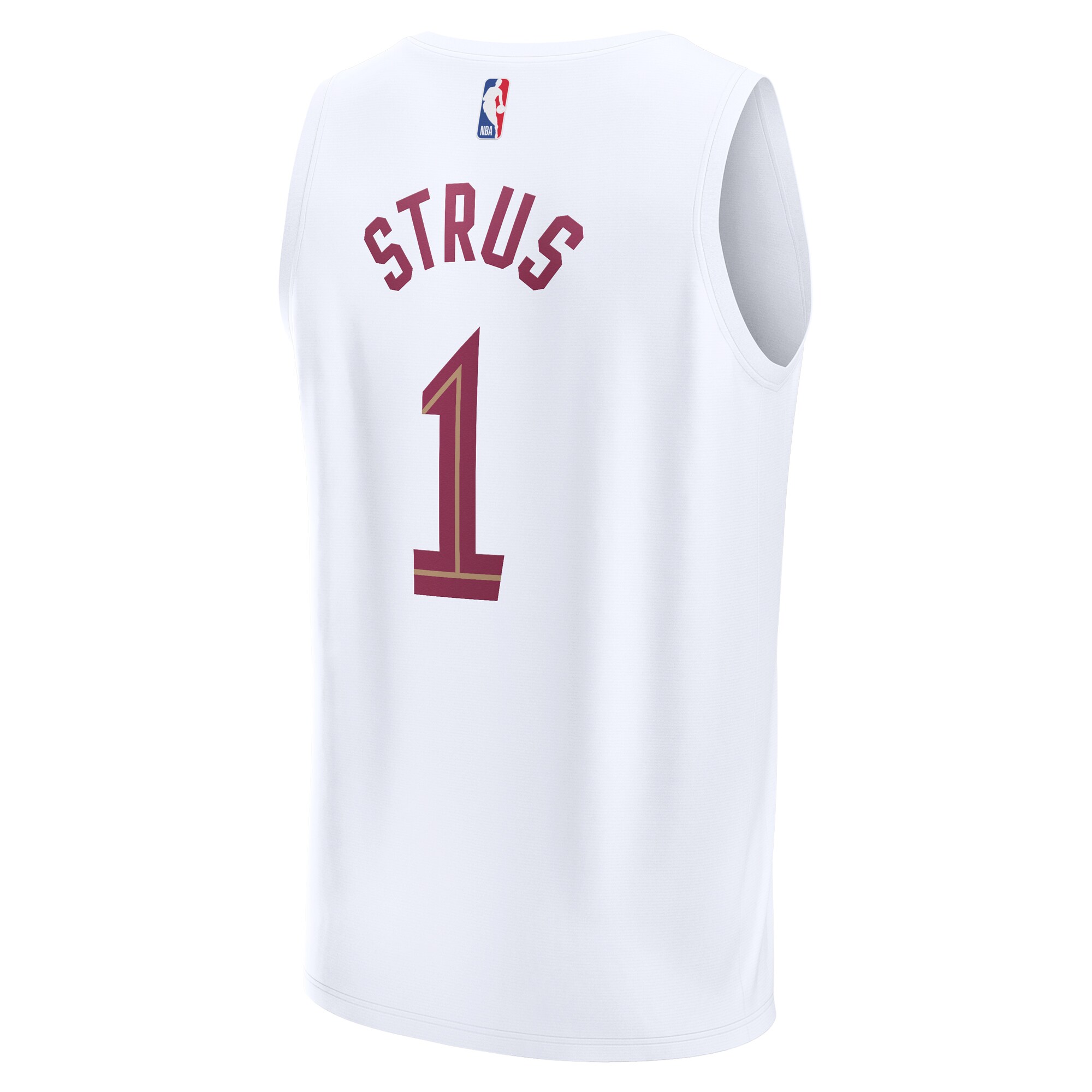 Max Strus Cleveland Cavaliers Fanatics Fast Break Replica Player Jersey - Association Edition - White