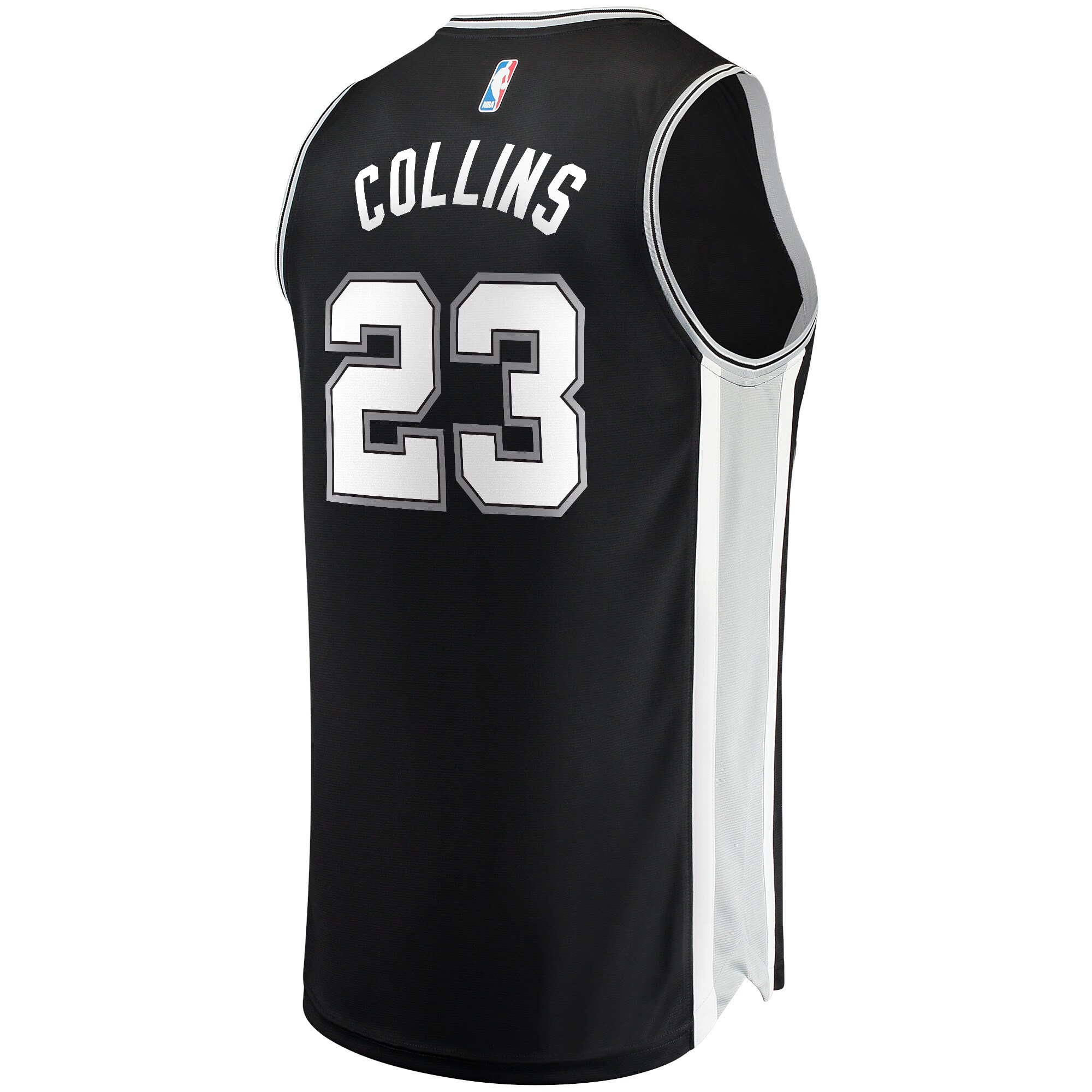 Zach Collins San Antonio Spurs Fanatics Fast Break Replica Jersey - Icon Edition - Black