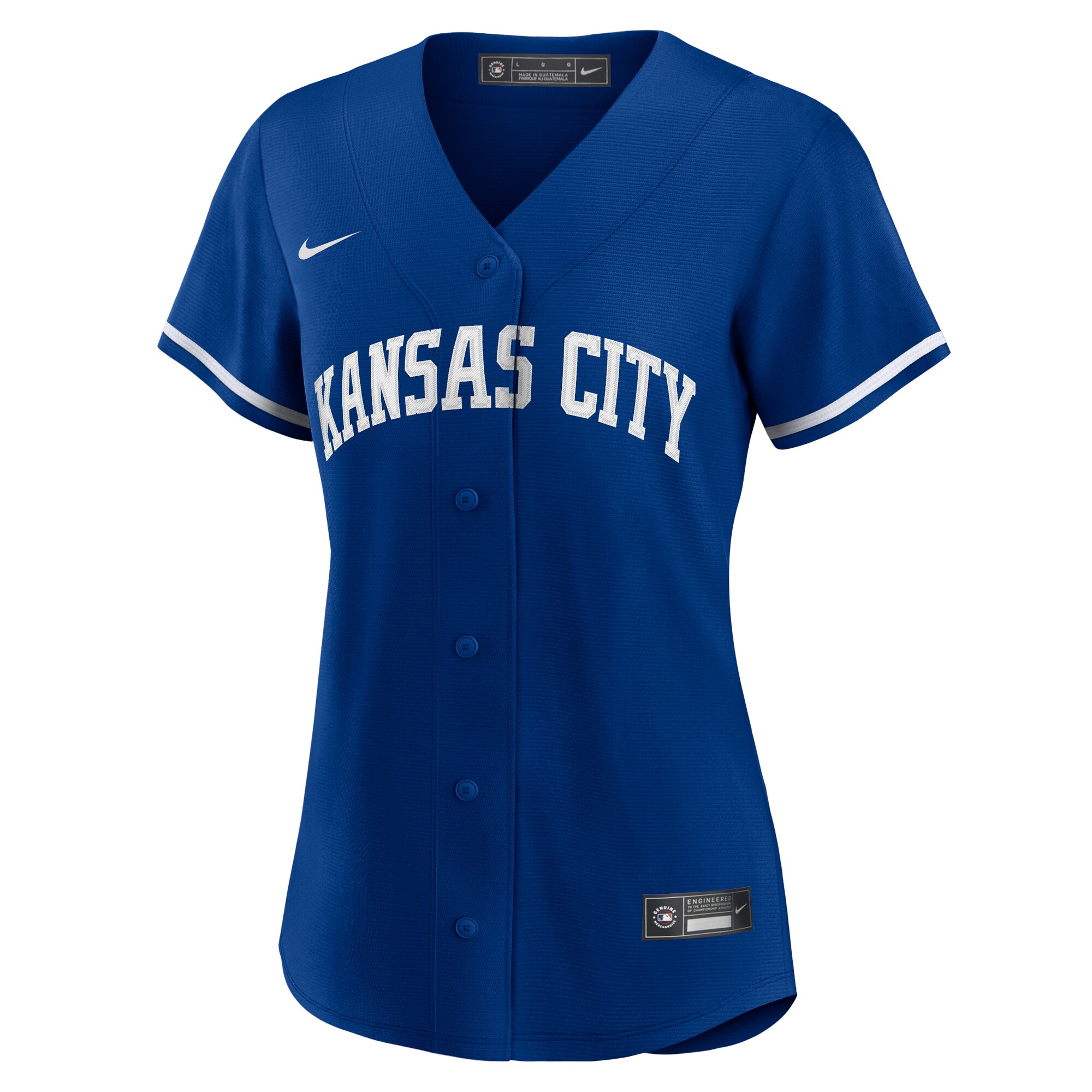 Kansas City Royals  Women's Alternate Replica Team Logo Jersey - Royal