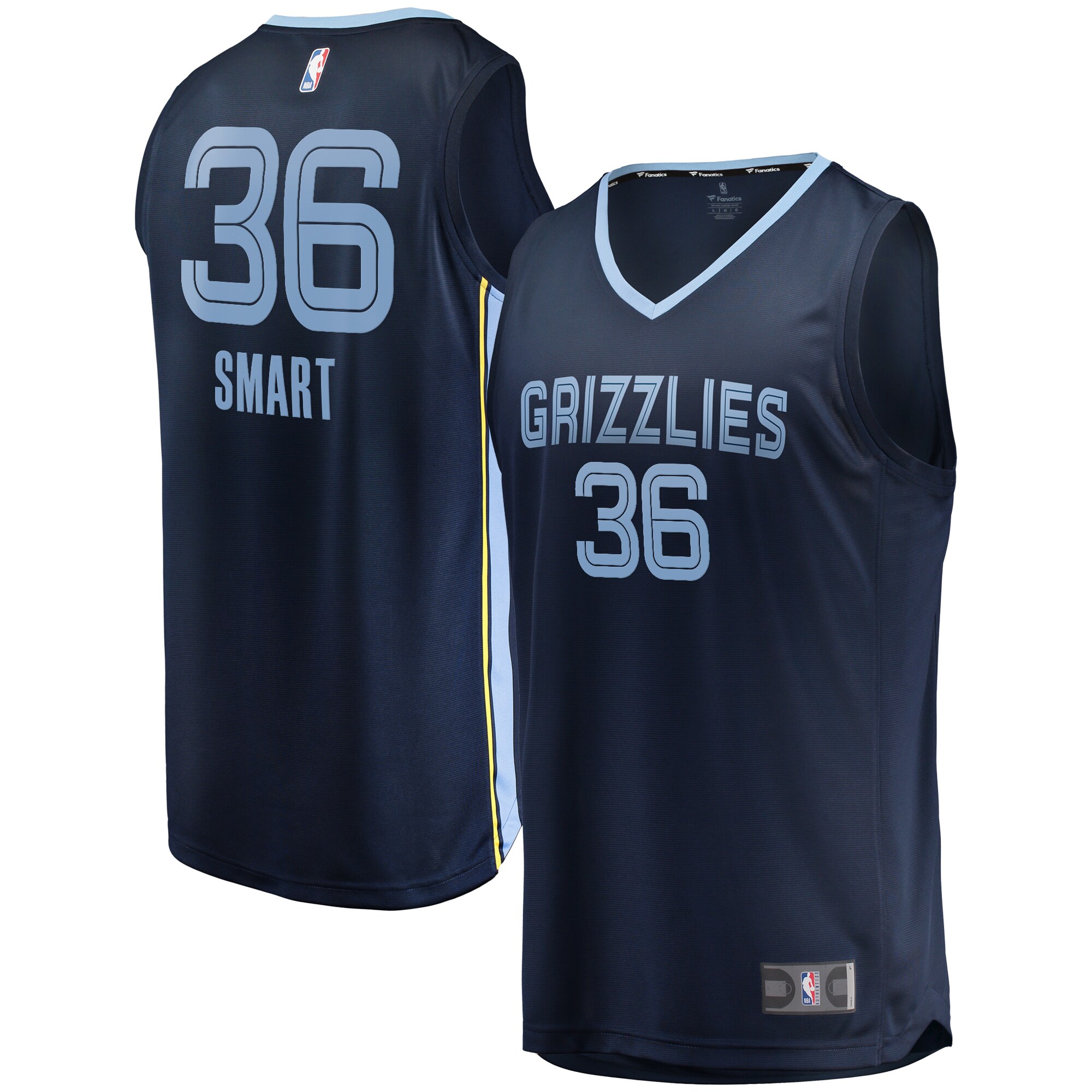 Marcus Smart Memphis Grizzlies Fanatics Youth Fast Break Player Jersey - Icon Edition - Navy