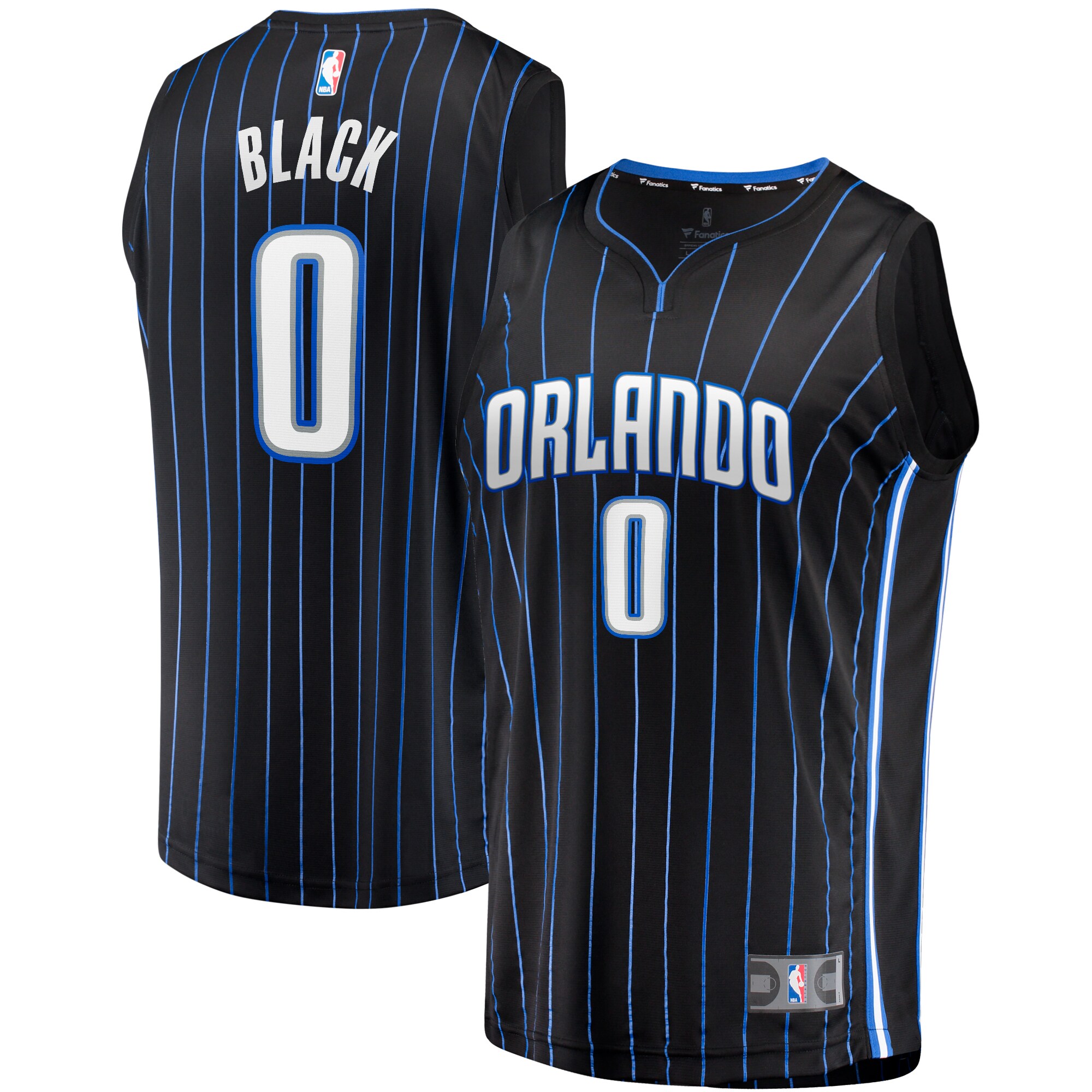 Anthony Black Orlando Magic Fanatics  Fast Break Replica Jersey - Icon Edition - Black