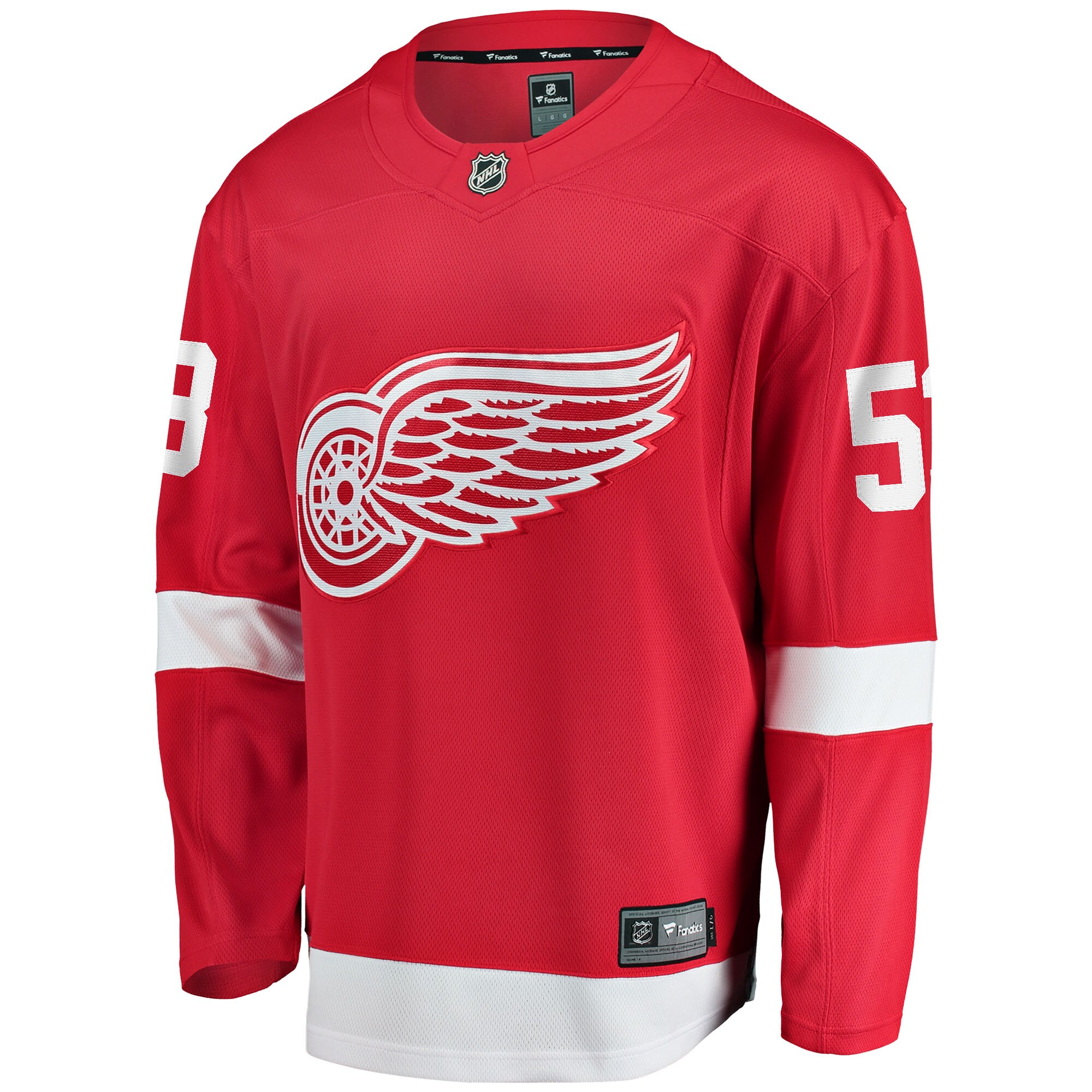 Moritz Seider Detroit Red Wings Fanatics Home Breakaway Player Jersey - Red