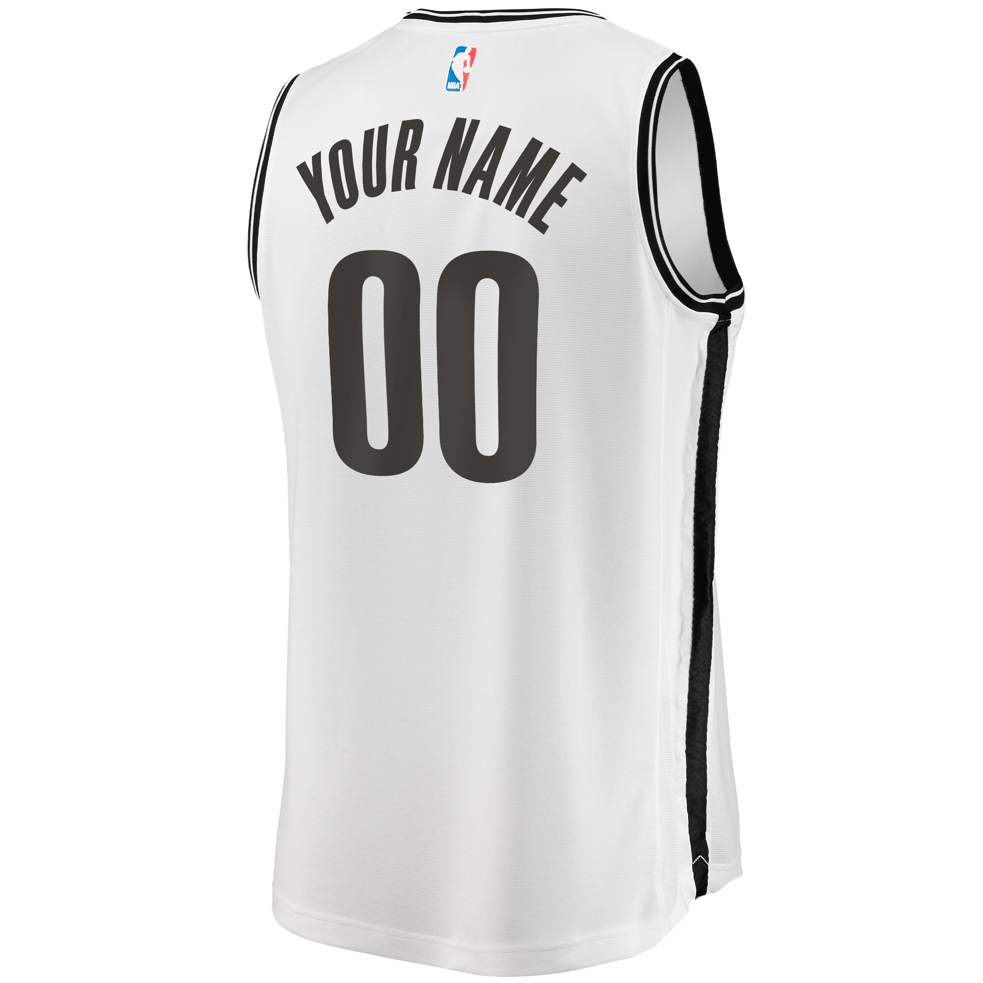 Brooklyn Nets Fanatics Fast Break Custom Replica Jersey - Association Edition - White