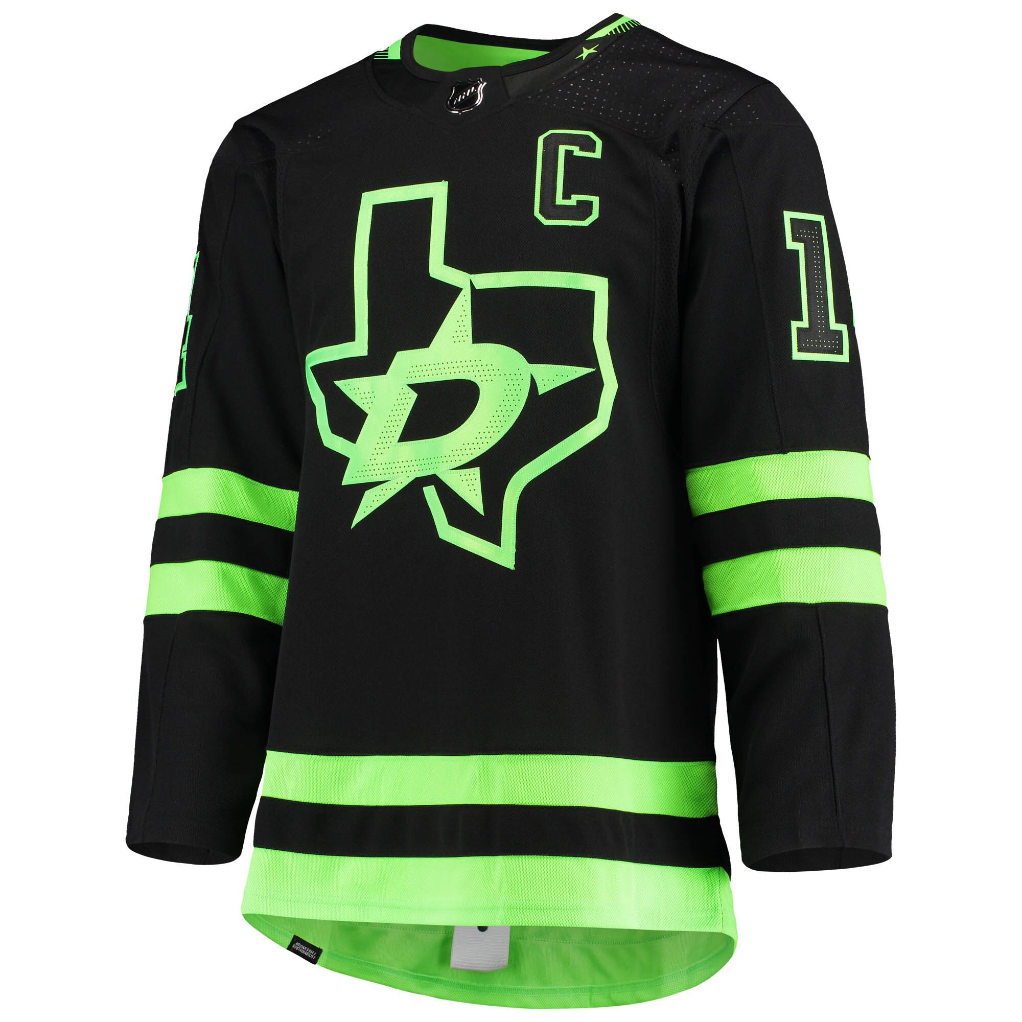 Jamie Benn Dallas Stars adidas Alternate Primegreen Authentic Player Jersey - Black