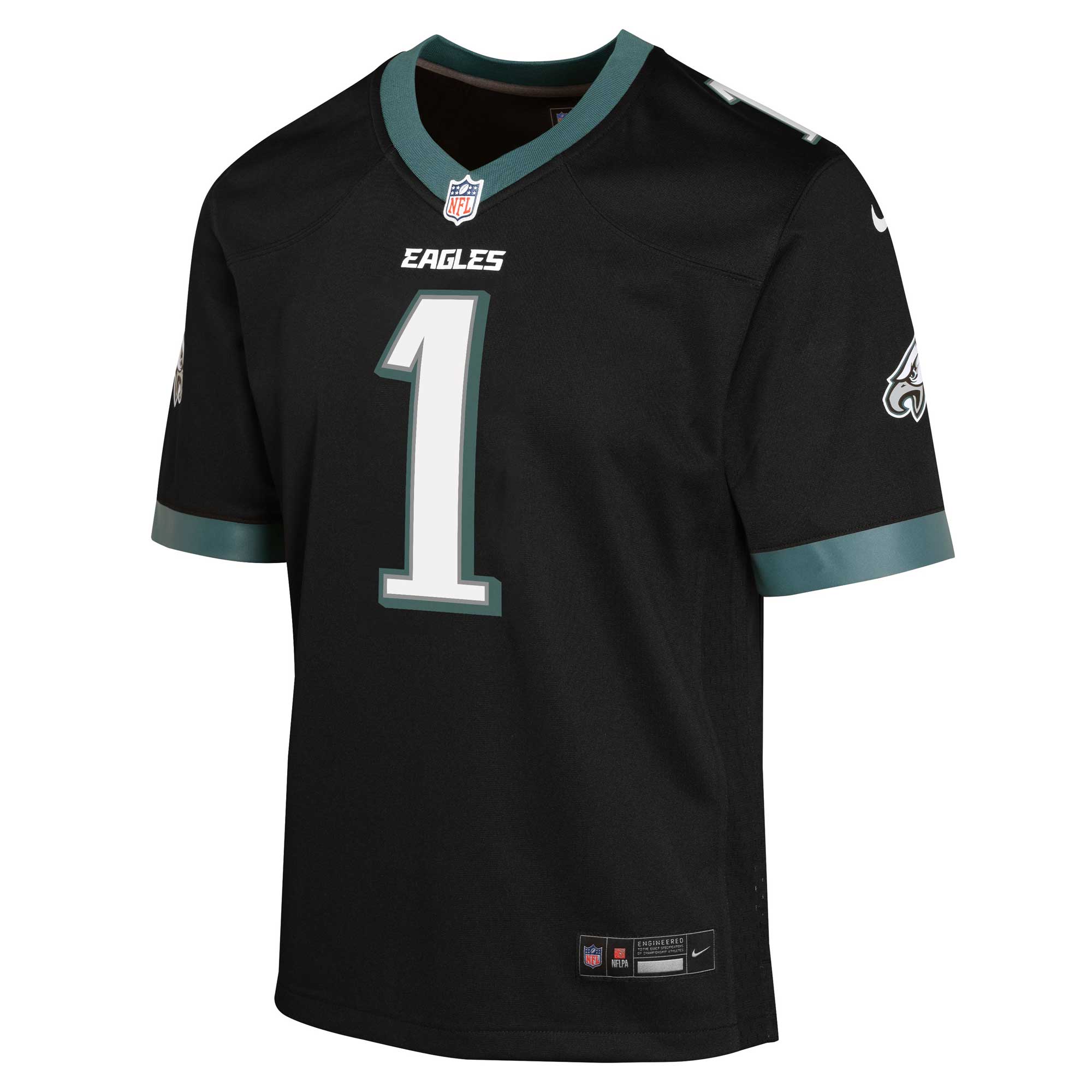 Jalen Hurts Philadelphia Eagles  Youth Game Jersey - Black