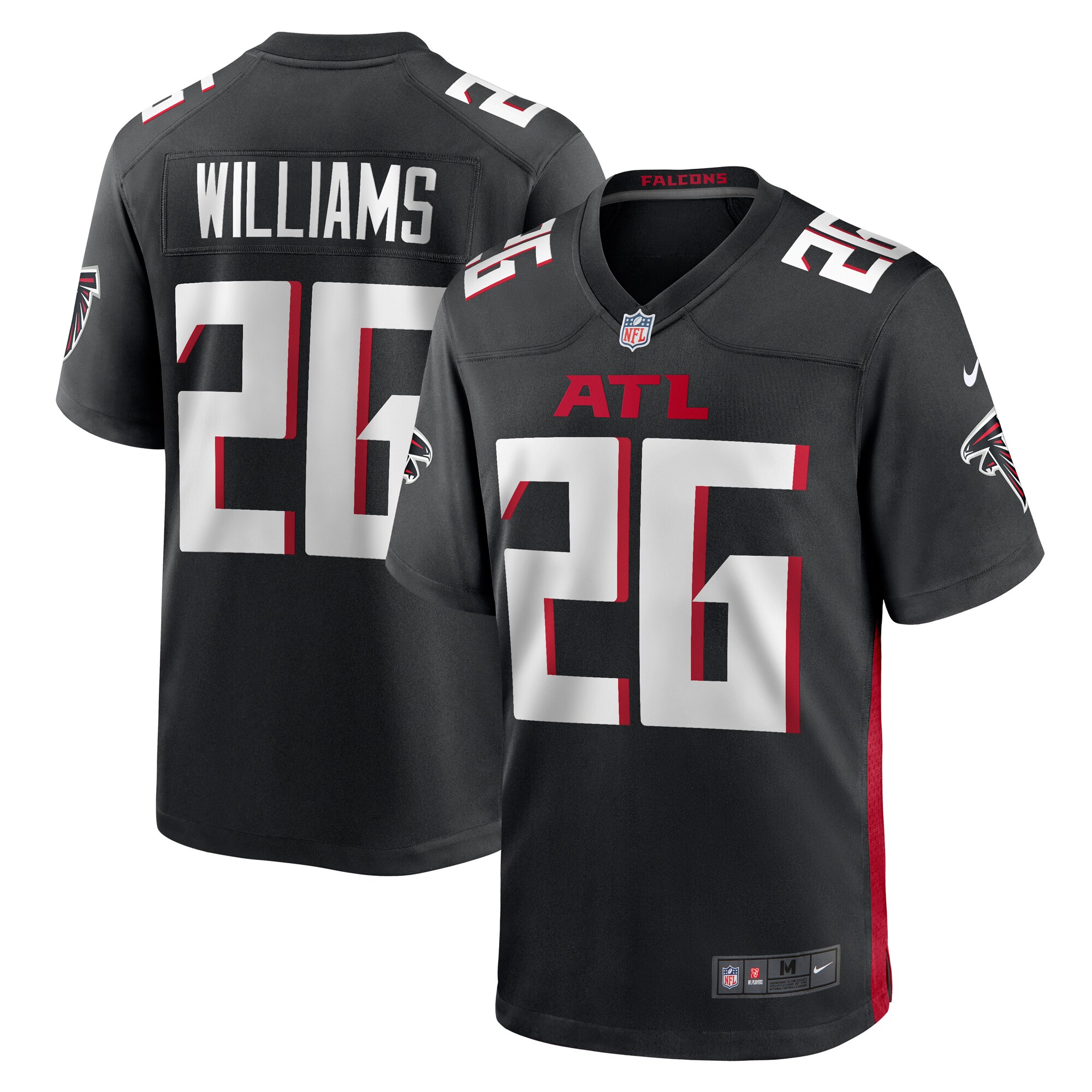 Avery Williams Atlanta Falcons   Game Jersey -  Black