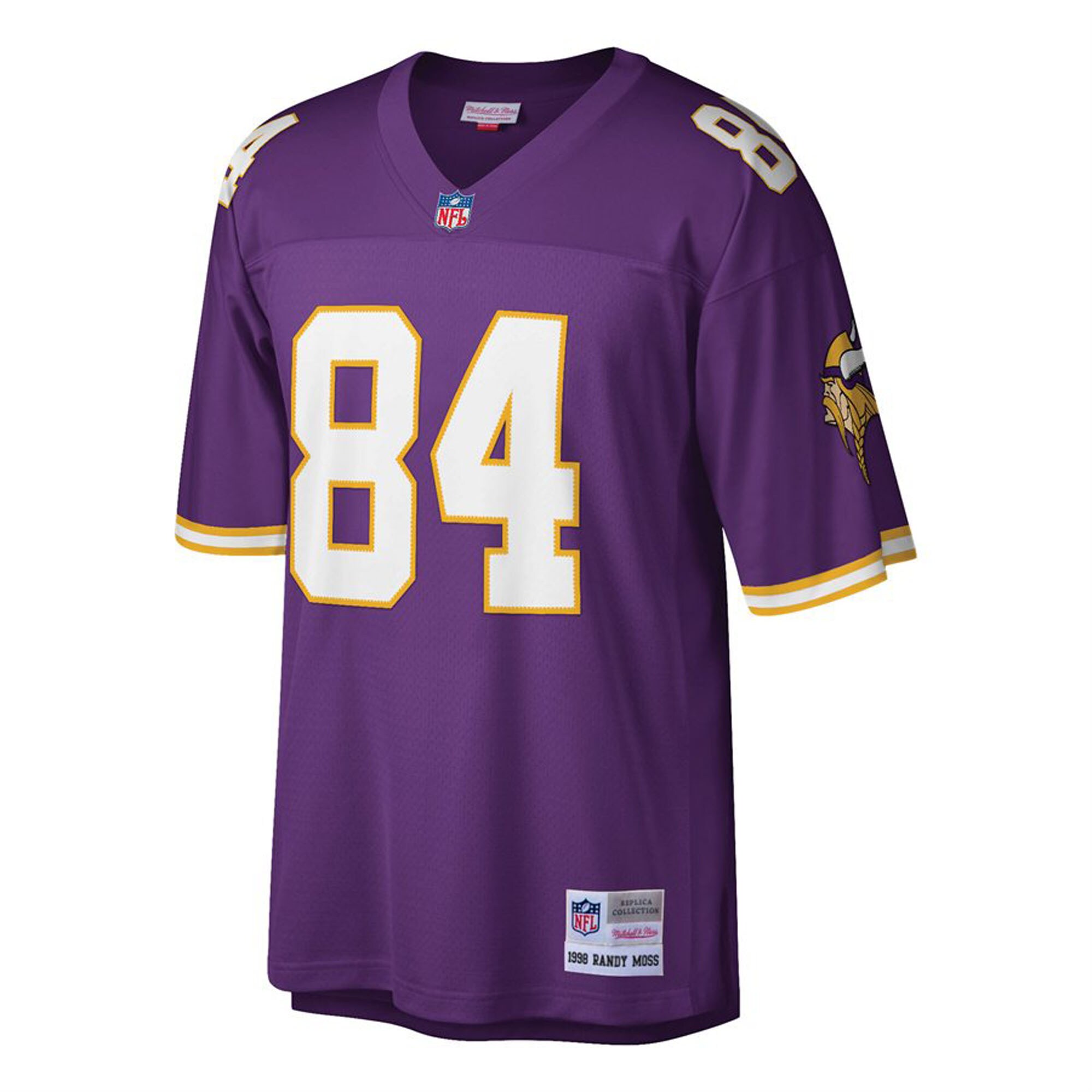Randy Moss Minnesota Vikings Mitchell & Ness Big & Tall 1998 Retired Player Replica Jersey - Purple