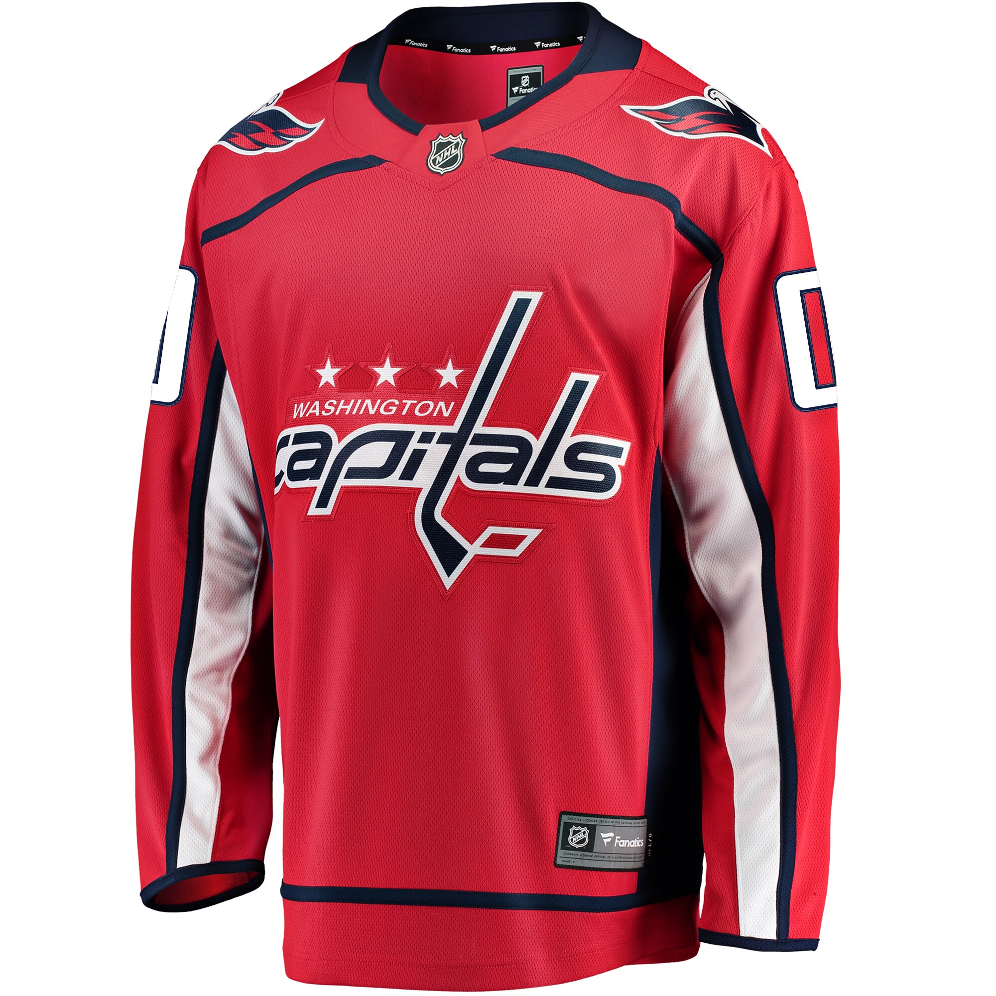 Washington Capitals Fanatics Home Breakaway Custom Jersey - Red