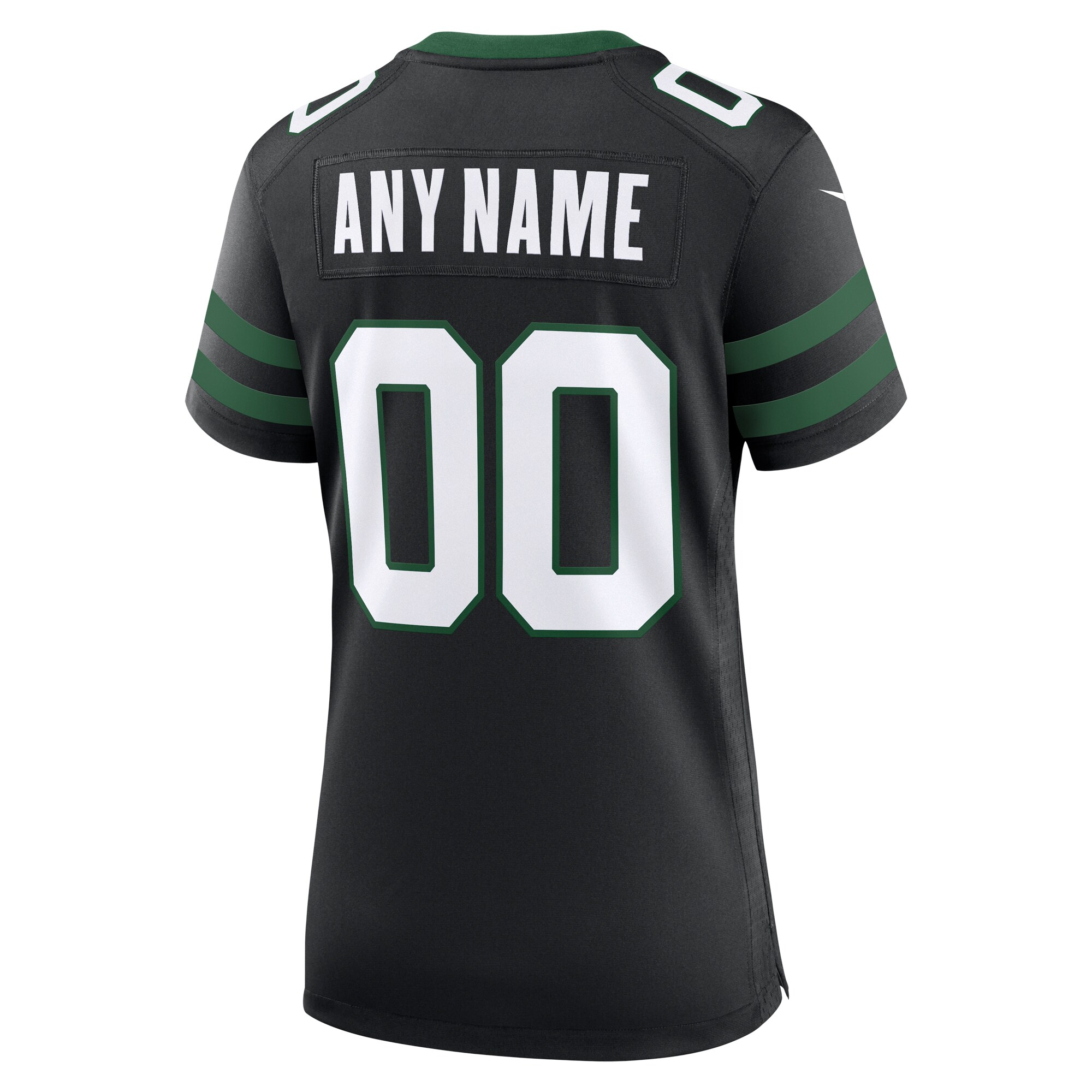 New York Jets  Women's Alternate Custom Game Jersey - Legacy Black