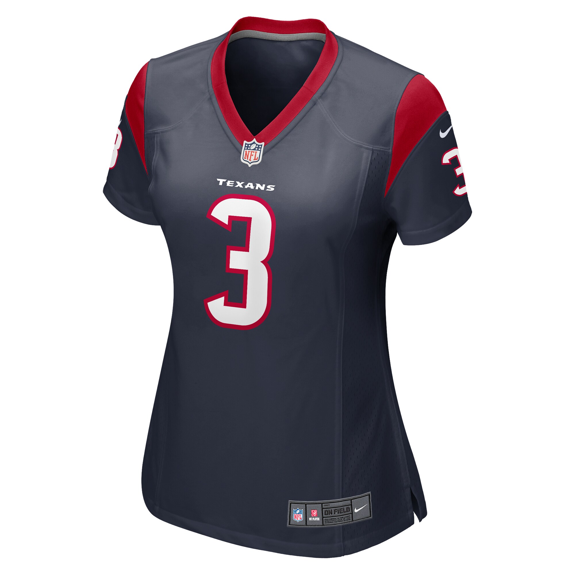 Tank Dell Houston Texans  Women's Player Game Jersey - Navy