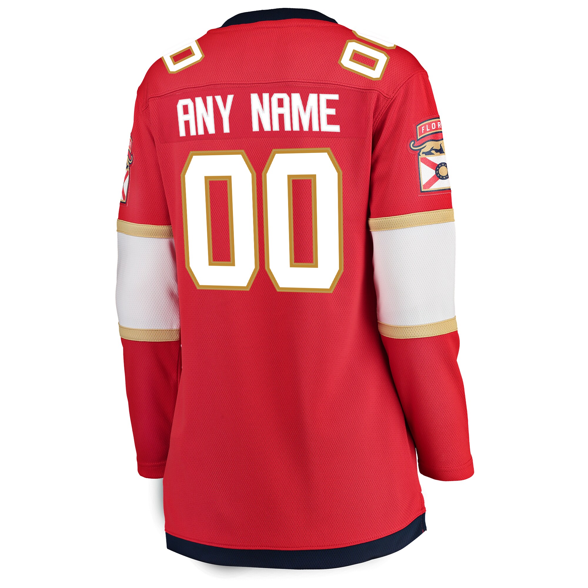 Florida Panthers Fanatics Women's Home Breakaway Custom Jersey - Red