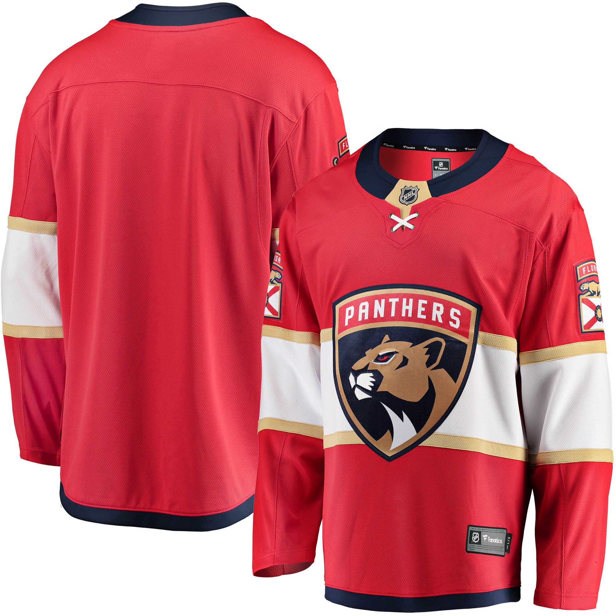 Florida Panthers Fanatics Breakaway Home Jersey - Red