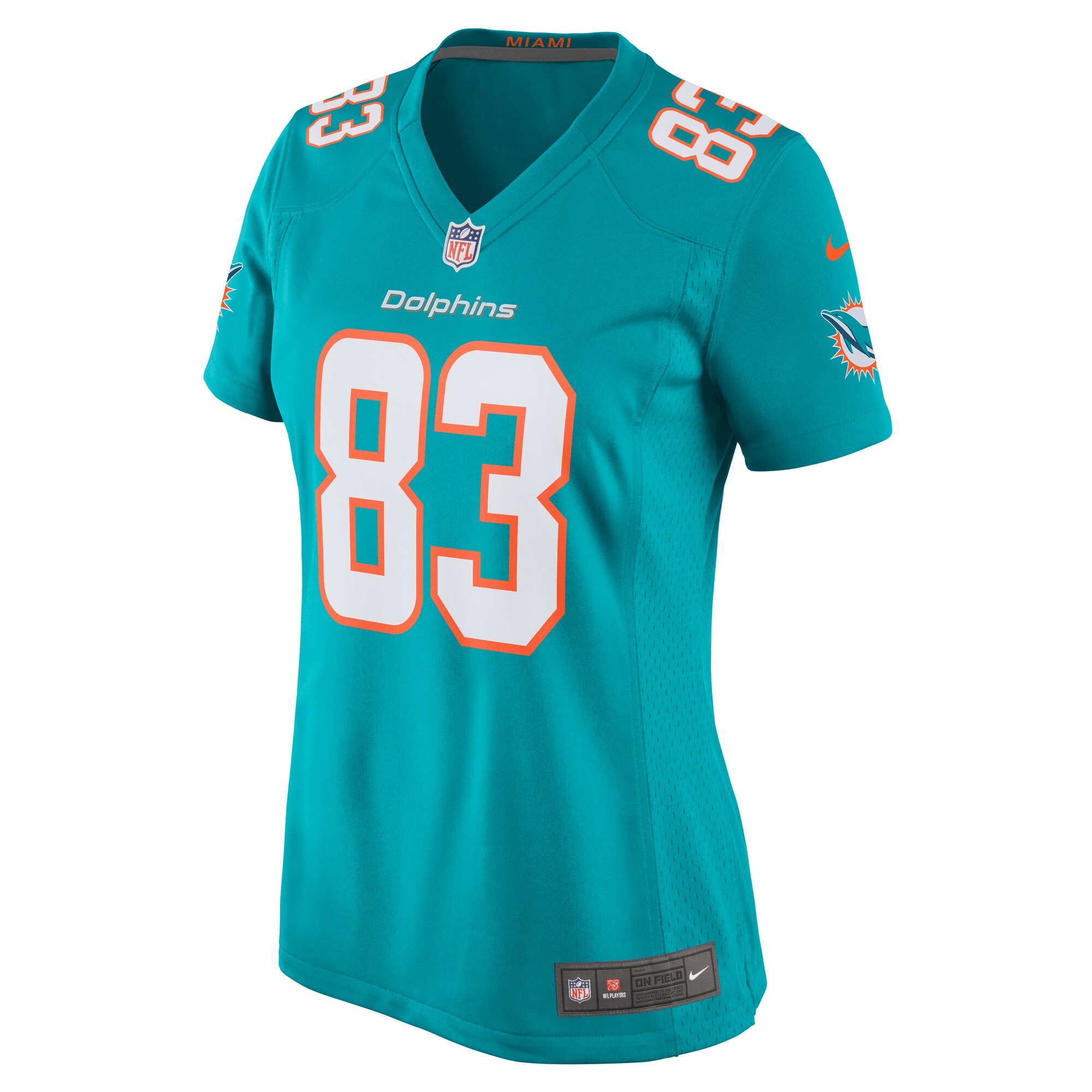 Chase Claypool Miami Dolphins  Women's  Game Jersey -  Aqua