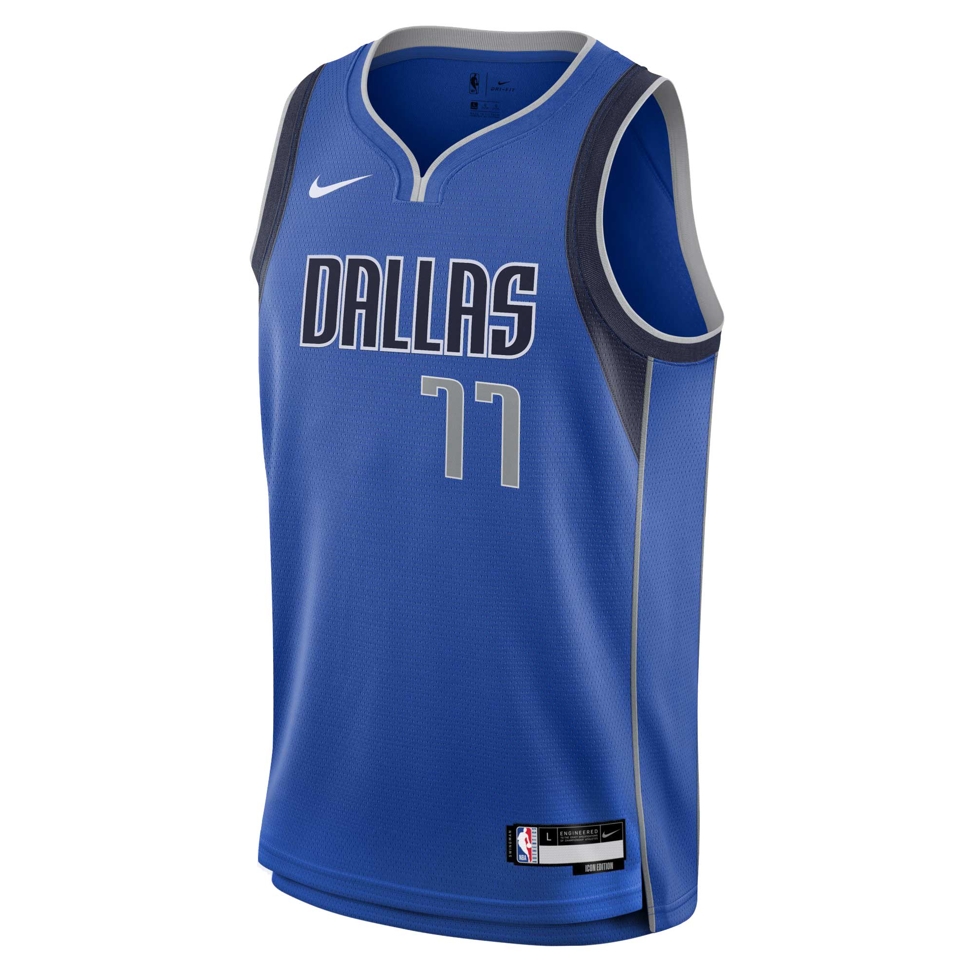Luka Don\u00c4\u008di\u00c4\u2021 Dallas Mavericks  Youth Swingman Jersey - Icon Edition - Blue