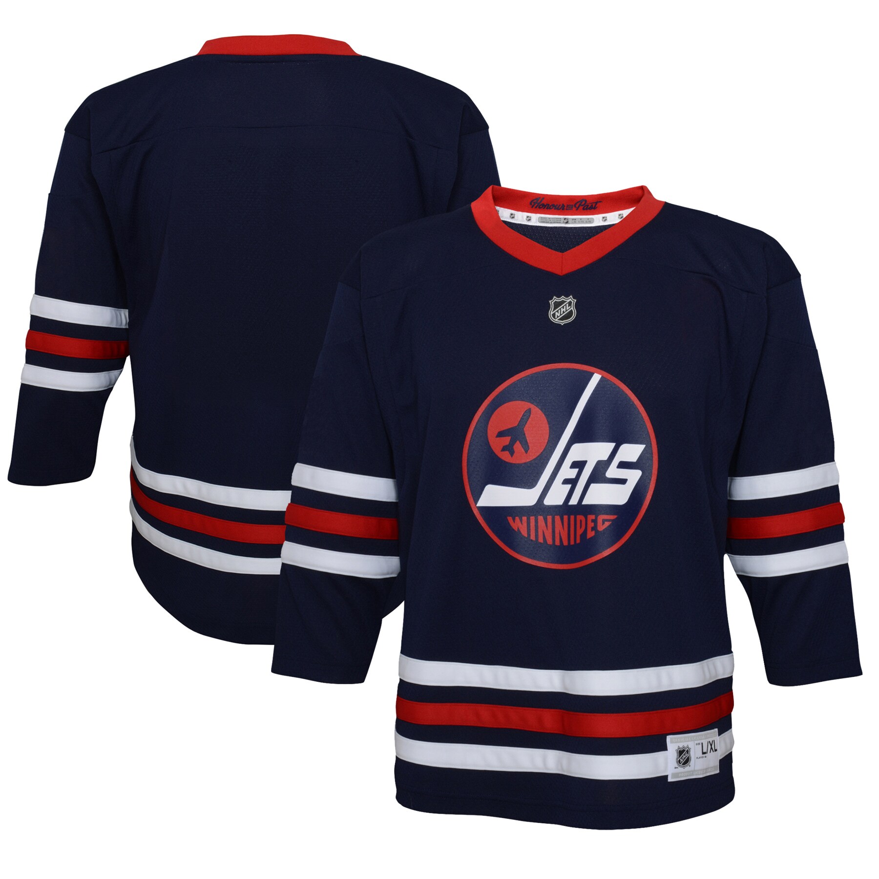 Winnipeg Jets Preschool 2021\/22 Alternate Replica Jersey - Navy