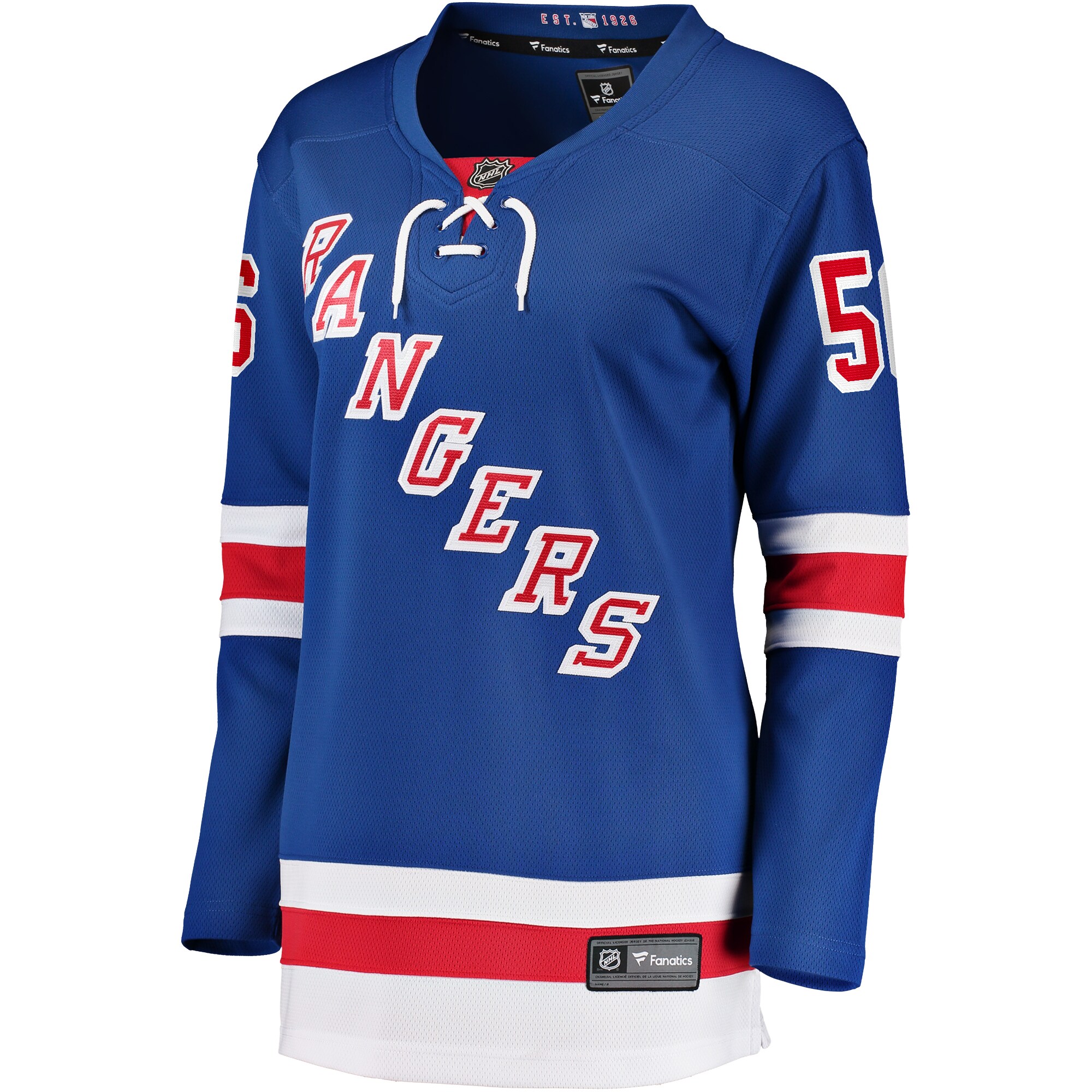 Erik Gustafsson New York Rangers Fanatics Women's Home Breakaway Player Jersey - Blue