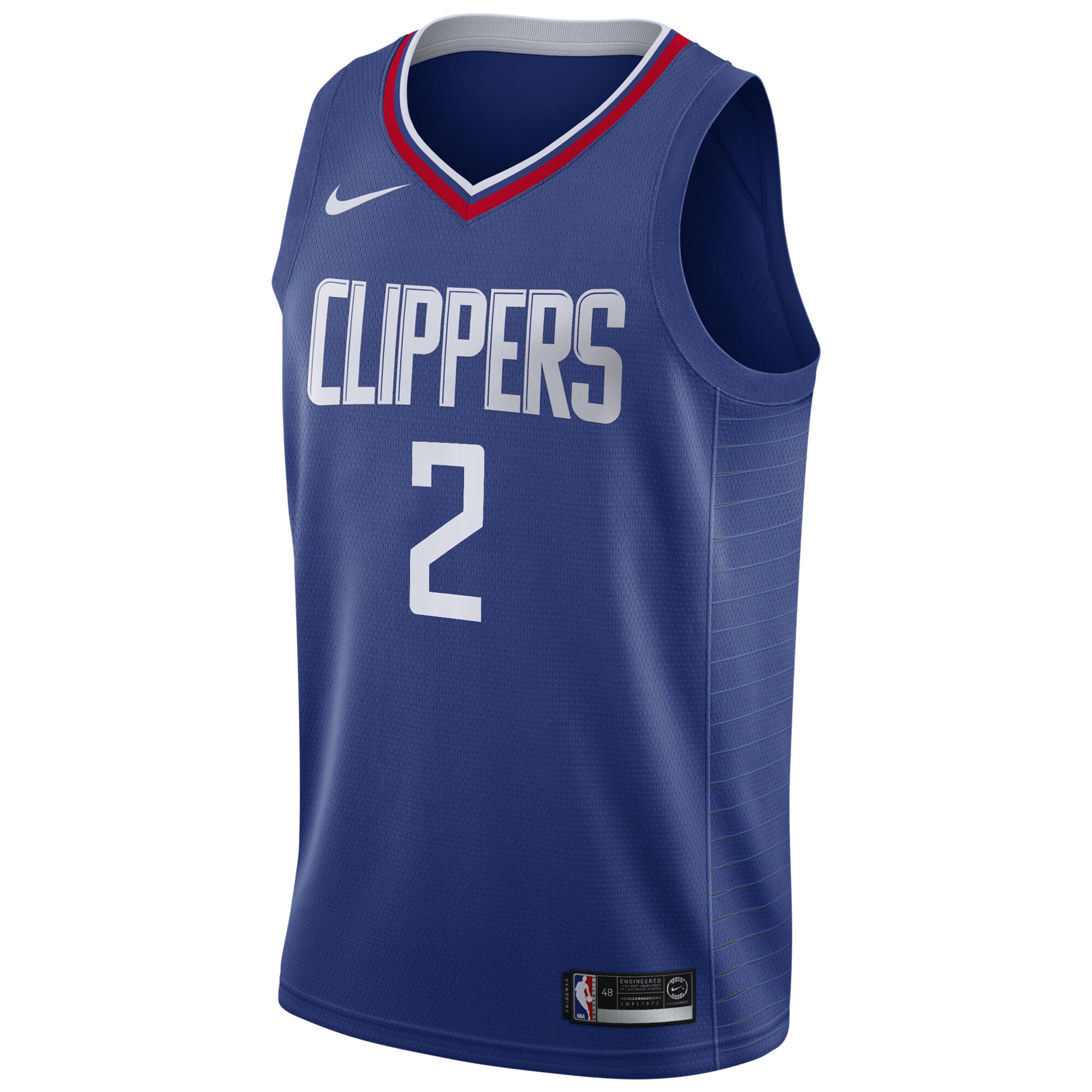 Kawhi Leonard LA Clippers  2019\/20 Swingman Jersey Blue - Icon Edition