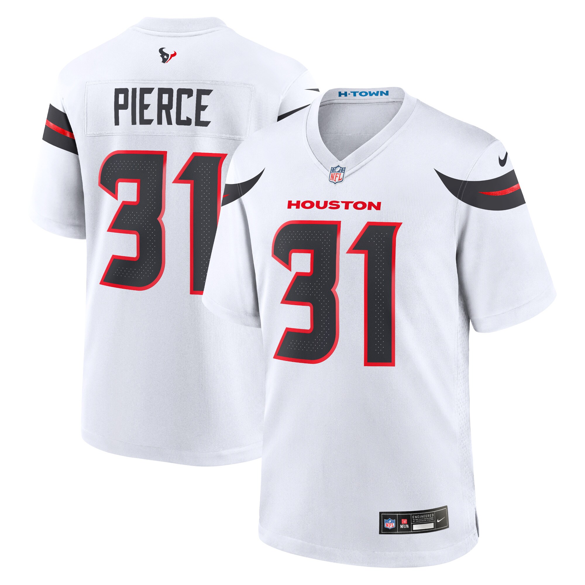 Dameon Pierce Houston Texans  Game Jersey - White