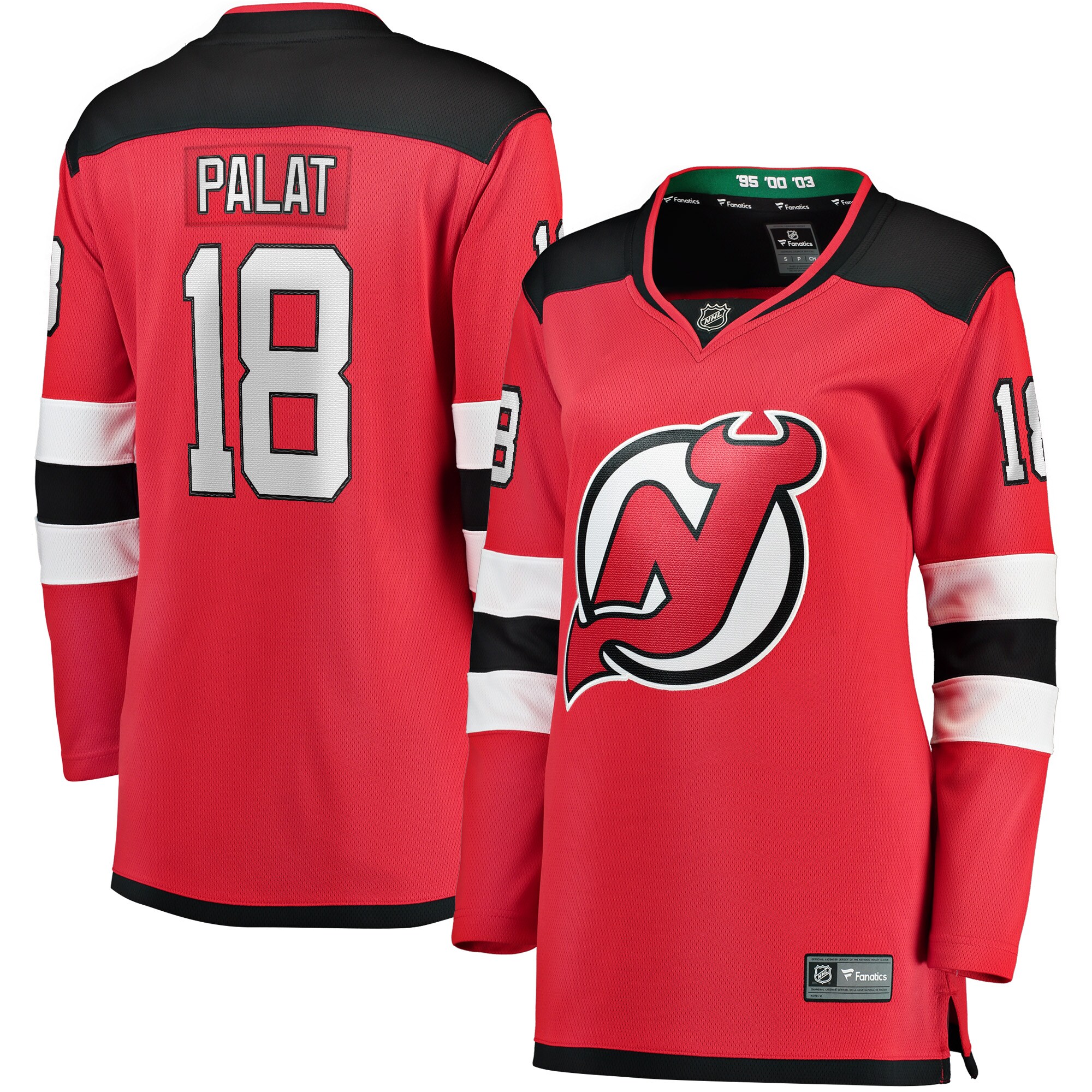 Ondrej Palat New Jersey Devils Fanatics Women's Home Breakaway Player Jersey - Red
