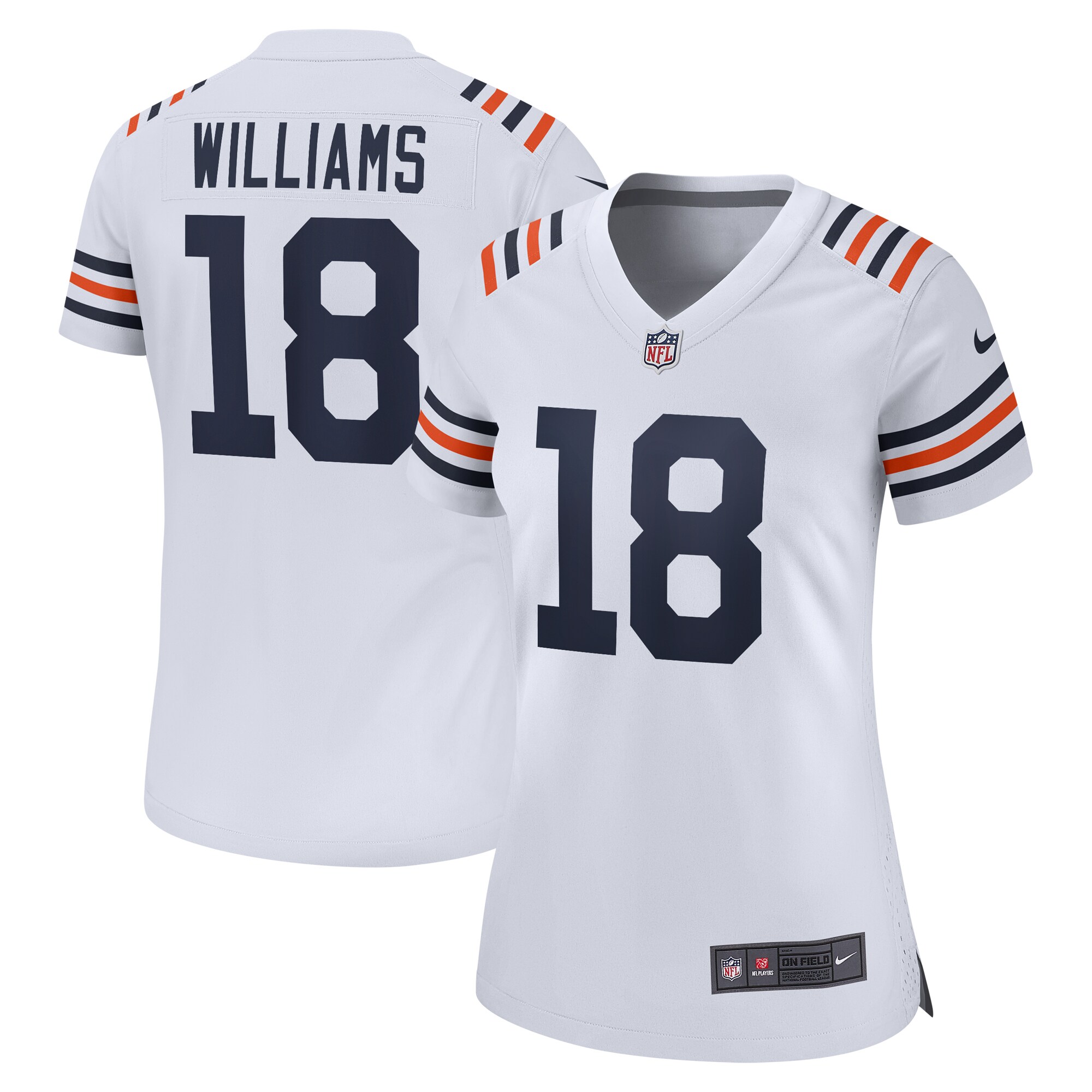 Caleb Williams Chicago Bears  Women's 2024 NFL Draft 2nd Alternate Game Player Jersey - White