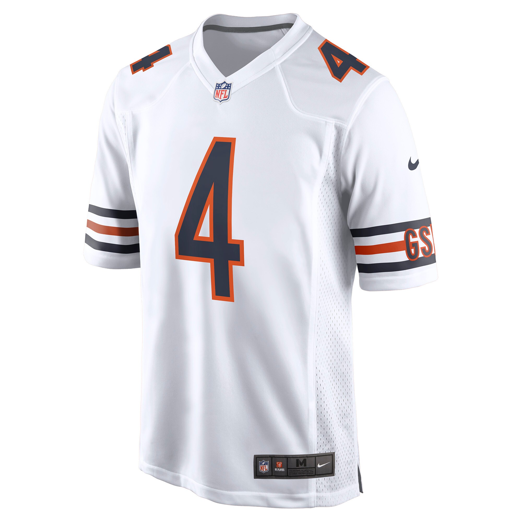 Eddie Jackson Chicago Bears  Game Jersey - White