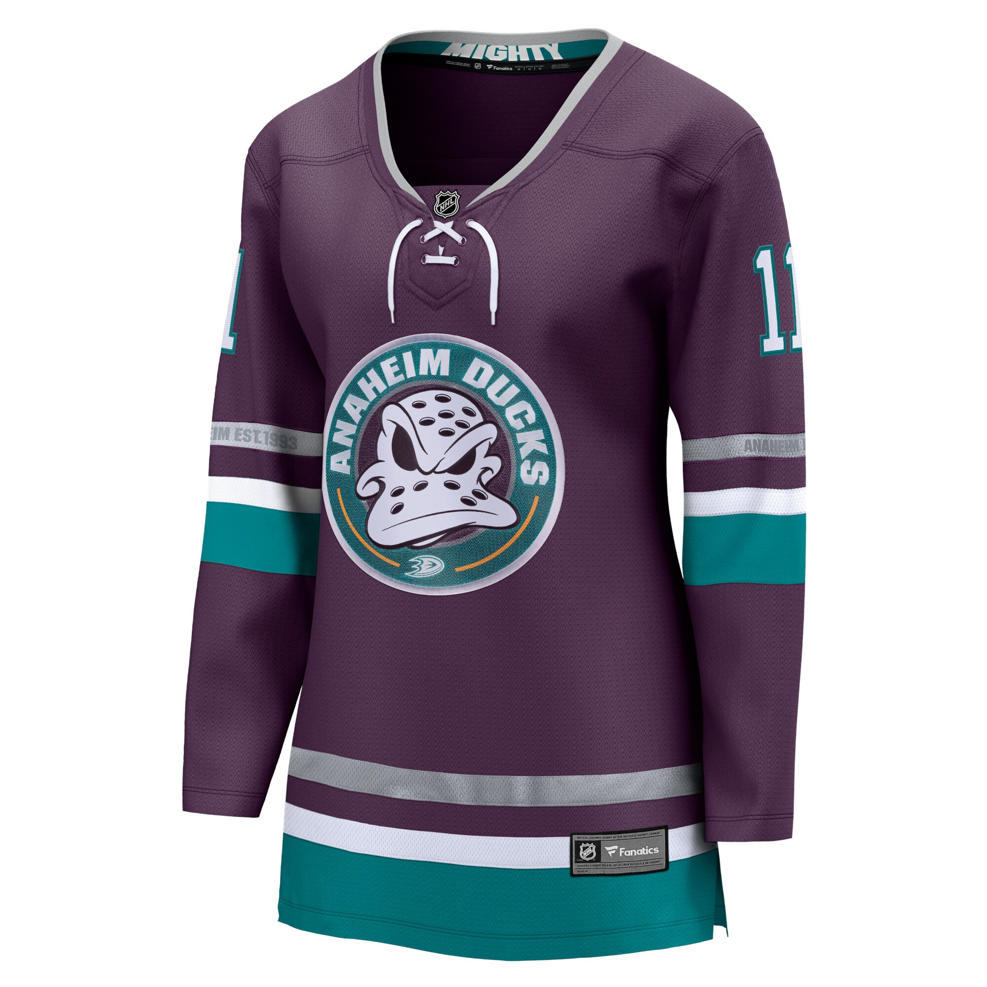 Trevor Zegras Anaheim Ducks Fanatics Women's Alternate Premier Breakaway Player Jersey - Purple