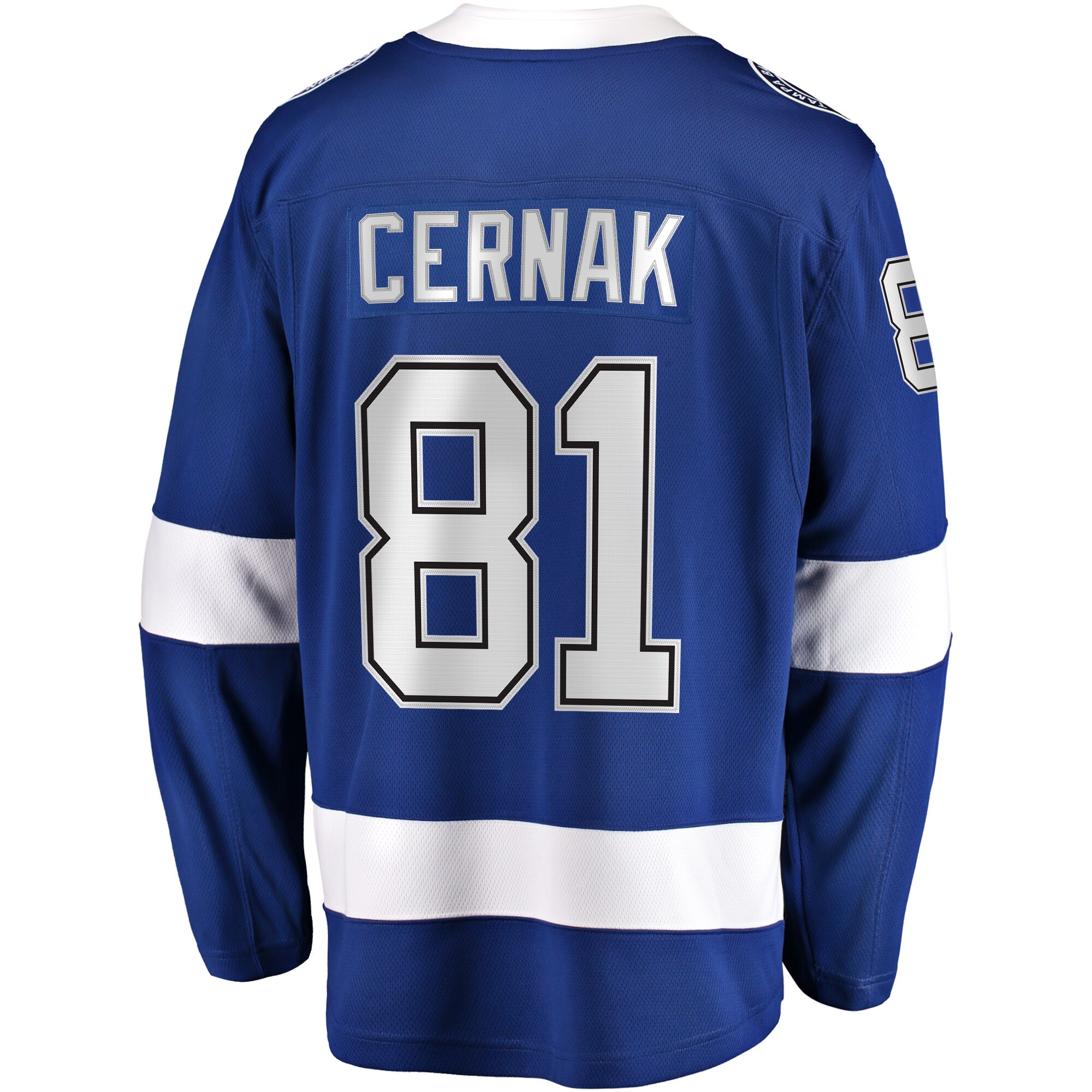Erik Cernak Tampa Bay Lightning Fanatics Home Breakaway Player Jersey - Blue