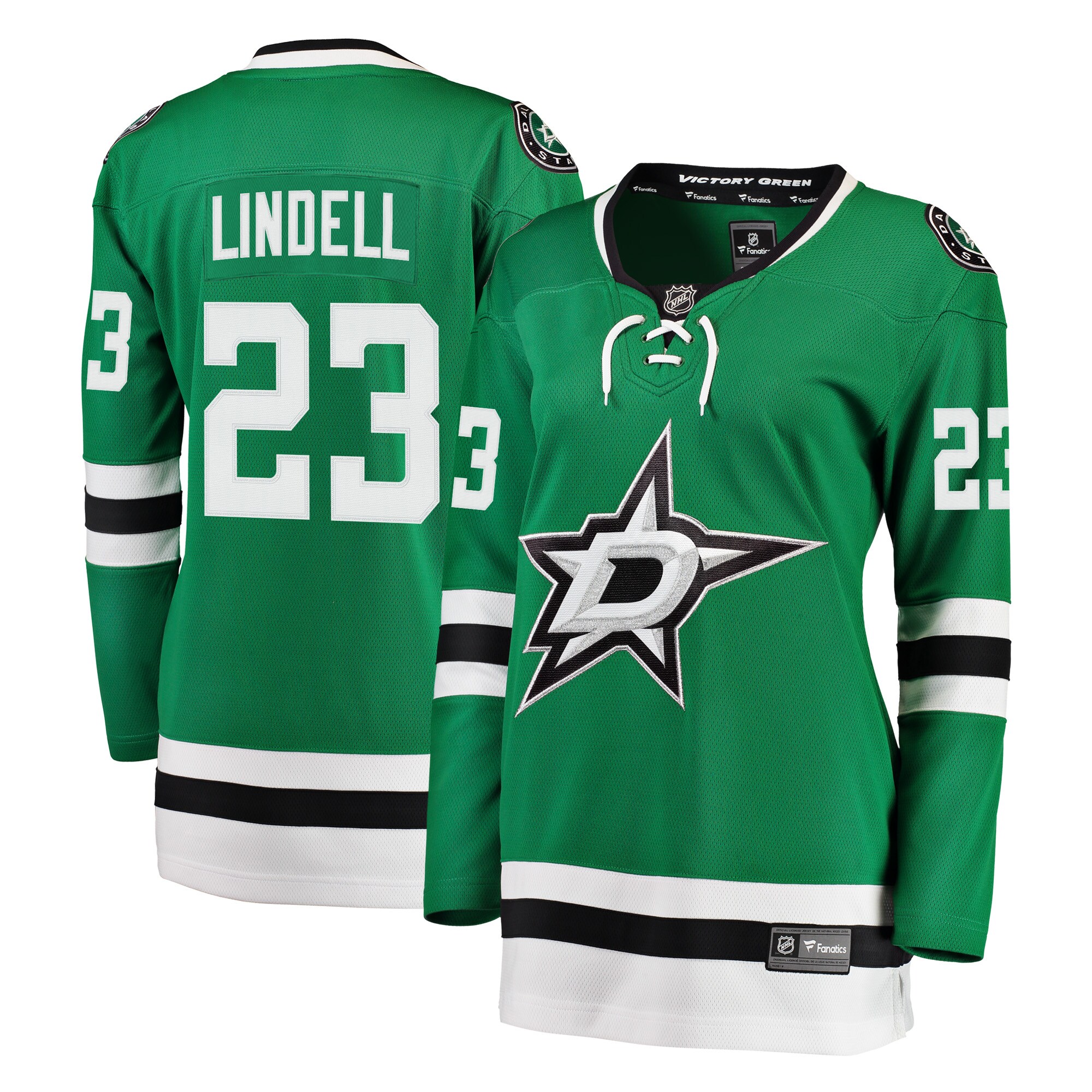 Esa Lindell Dallas Stars Fanatics Women's Breakaway Player Jersey - Kelly Green