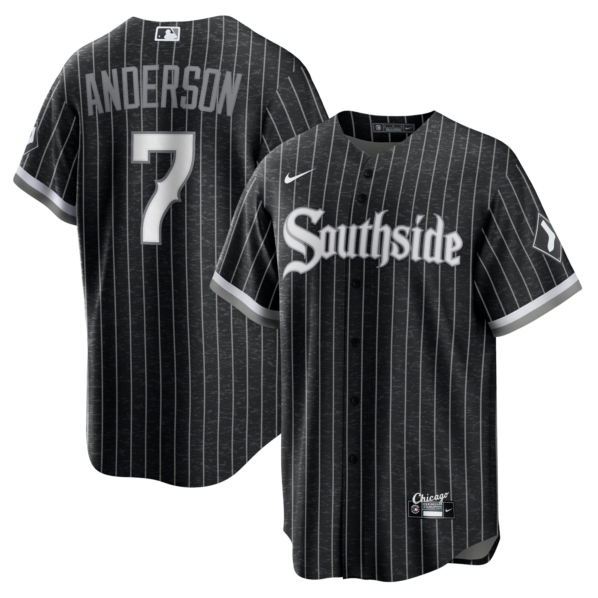 Tim Anderson Chicago White Sox  City Connect Replica Player Jersey - Black