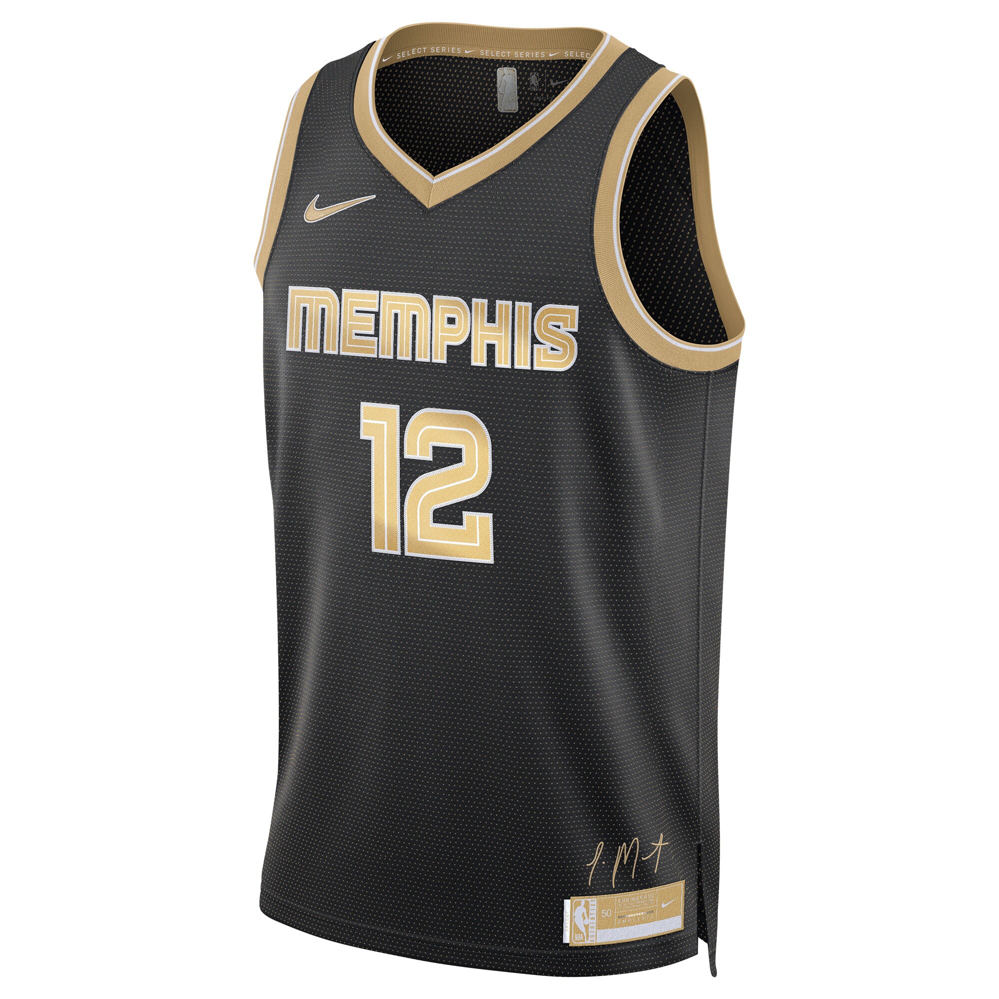 Ja Morant Memphis Grizzlies  Unisex  Select Series Swingman Jersey\u00c2\u00a0\u00e2\u20ac\u201c Black